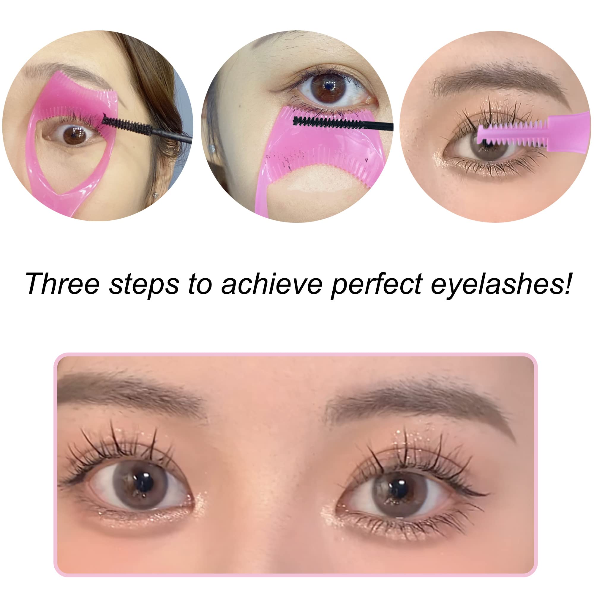 Mascara Shield Guard 8 Pcs Lash Buddy Tool Mascara Guard Eye Lash Applicator, Makeup Cosmetic Lash Guard, Eyelash Tool 3 In 1 Up