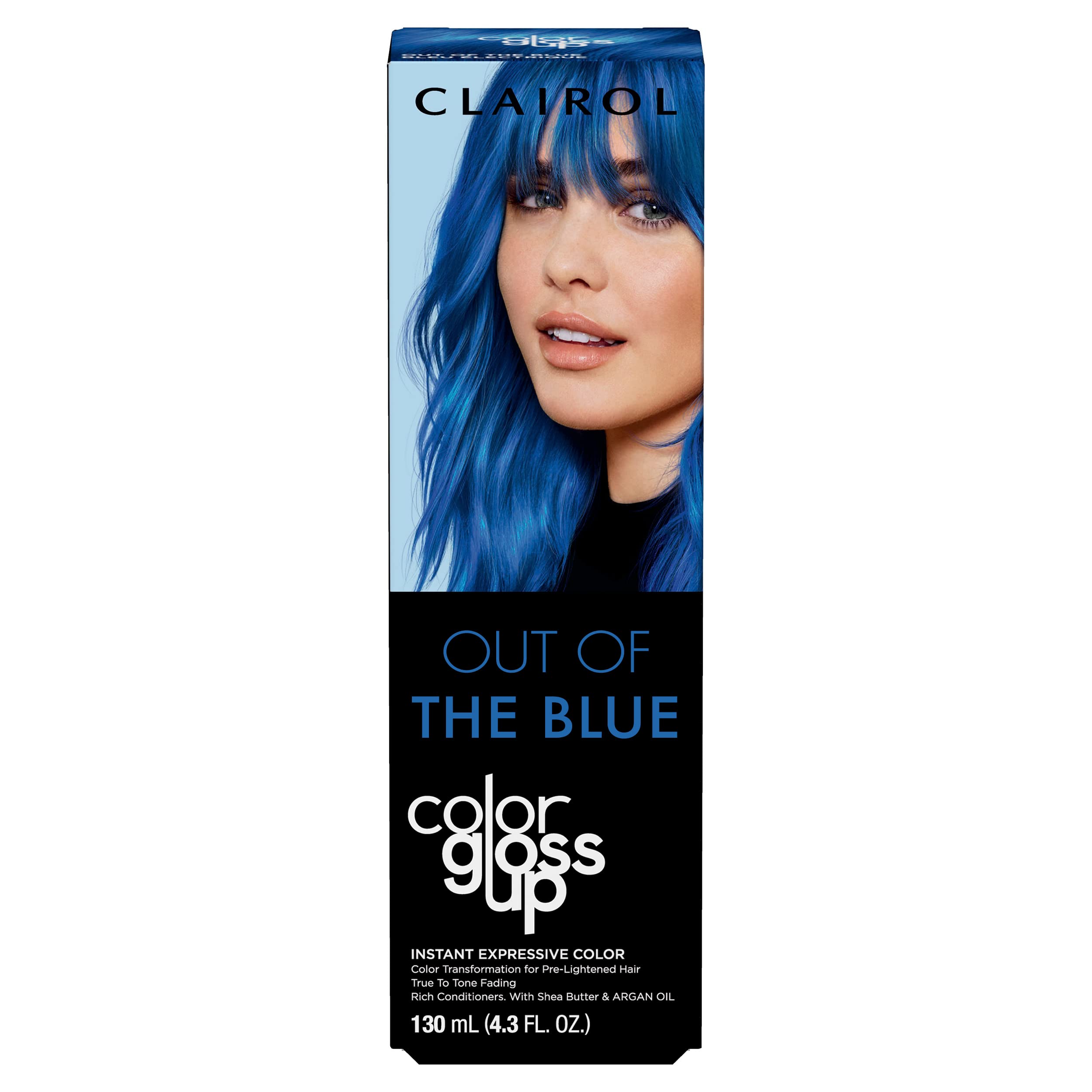 clairol color gloss Up Temporary Hair Dye, Out of the Blue Hair color, Pack of 1