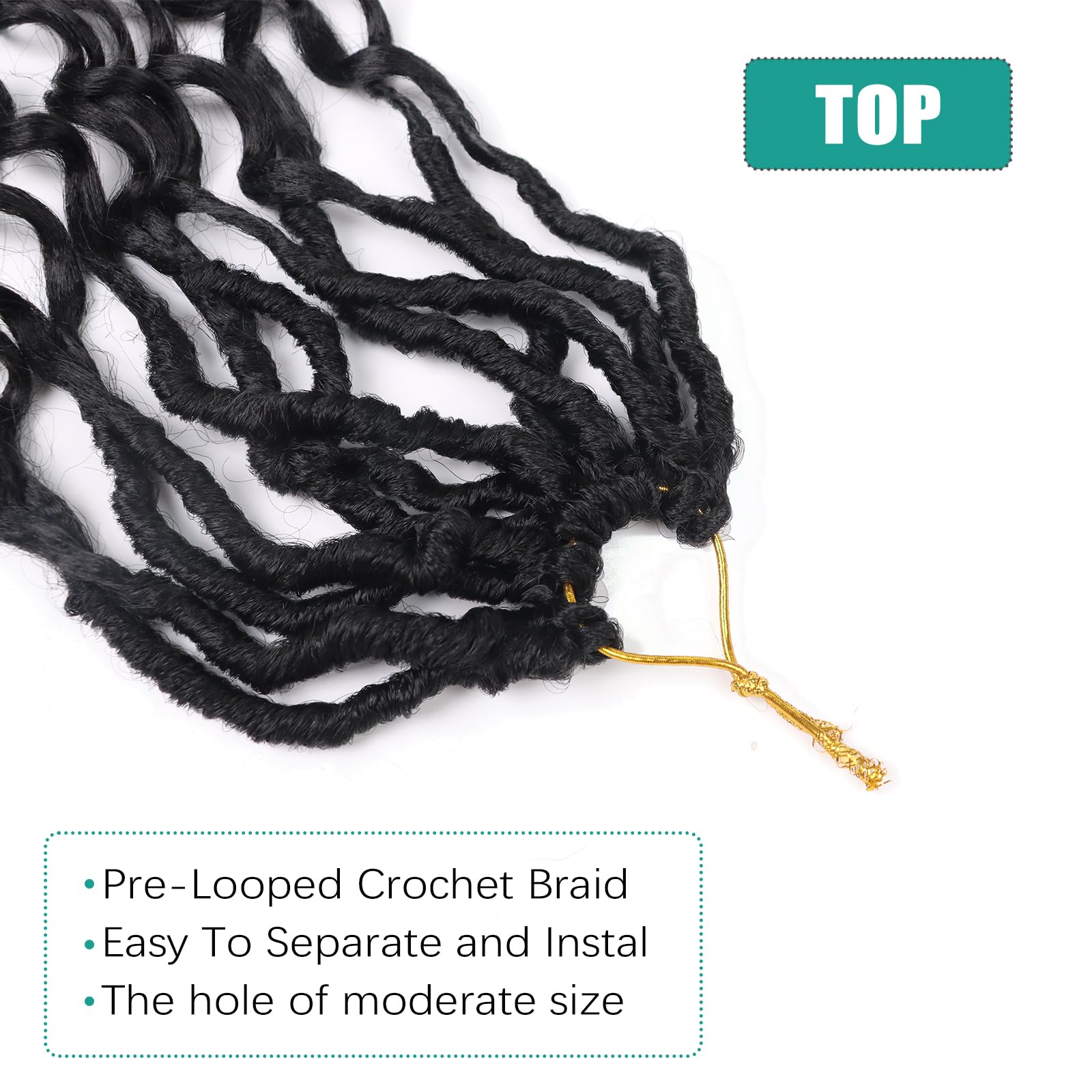Deep Faux Locs Crochet Hair 10 Inch 8 Packs Goddess Locs Crochet Hair Soft Locs Crochet Braids With Curly Ends Pre Looped Deep W