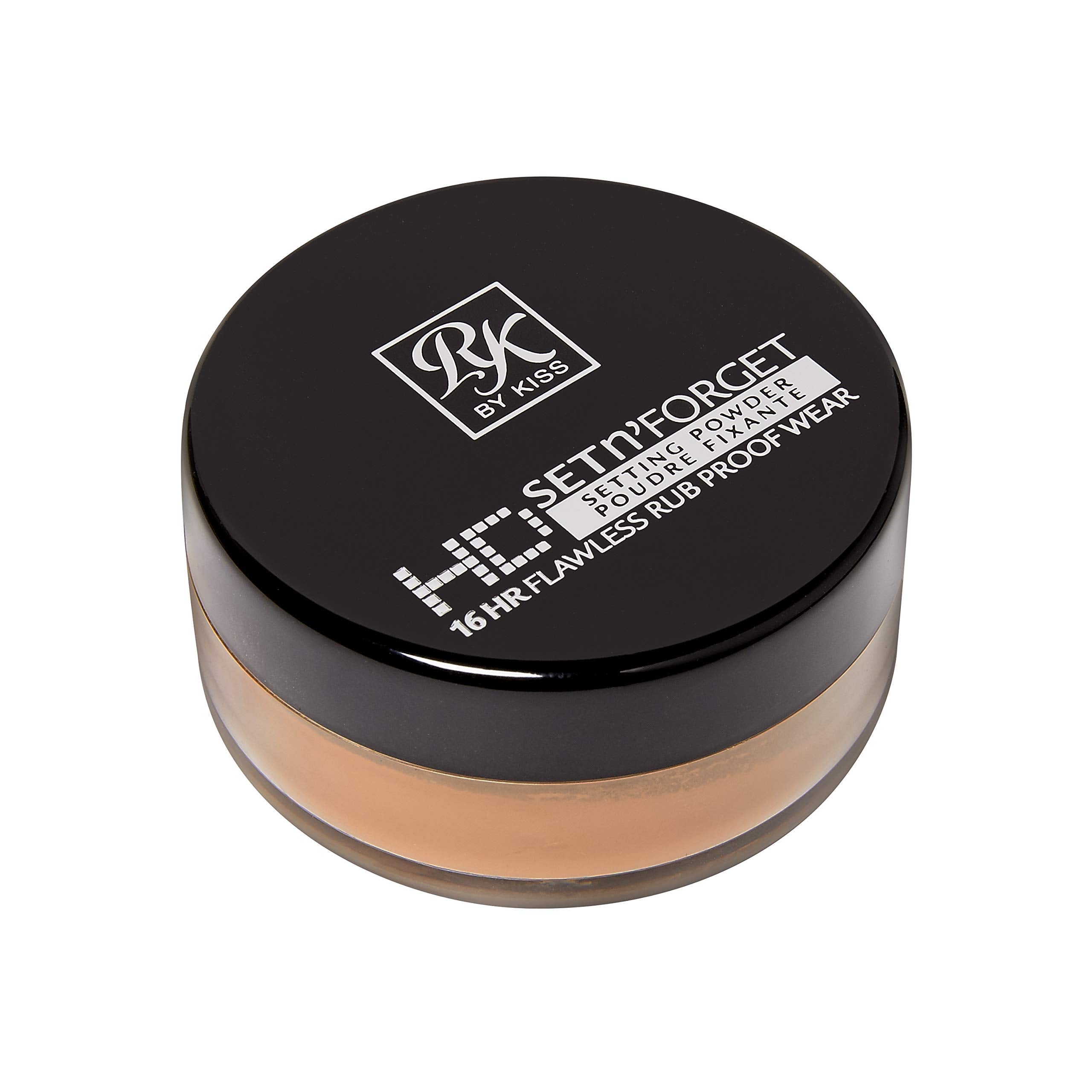 Ruby Kisses Loose Setting Powder 0.4oz, Weightless, Smooths, Mattifying Finish and Shine Control, Pure Silica Mineral Powder (Ri