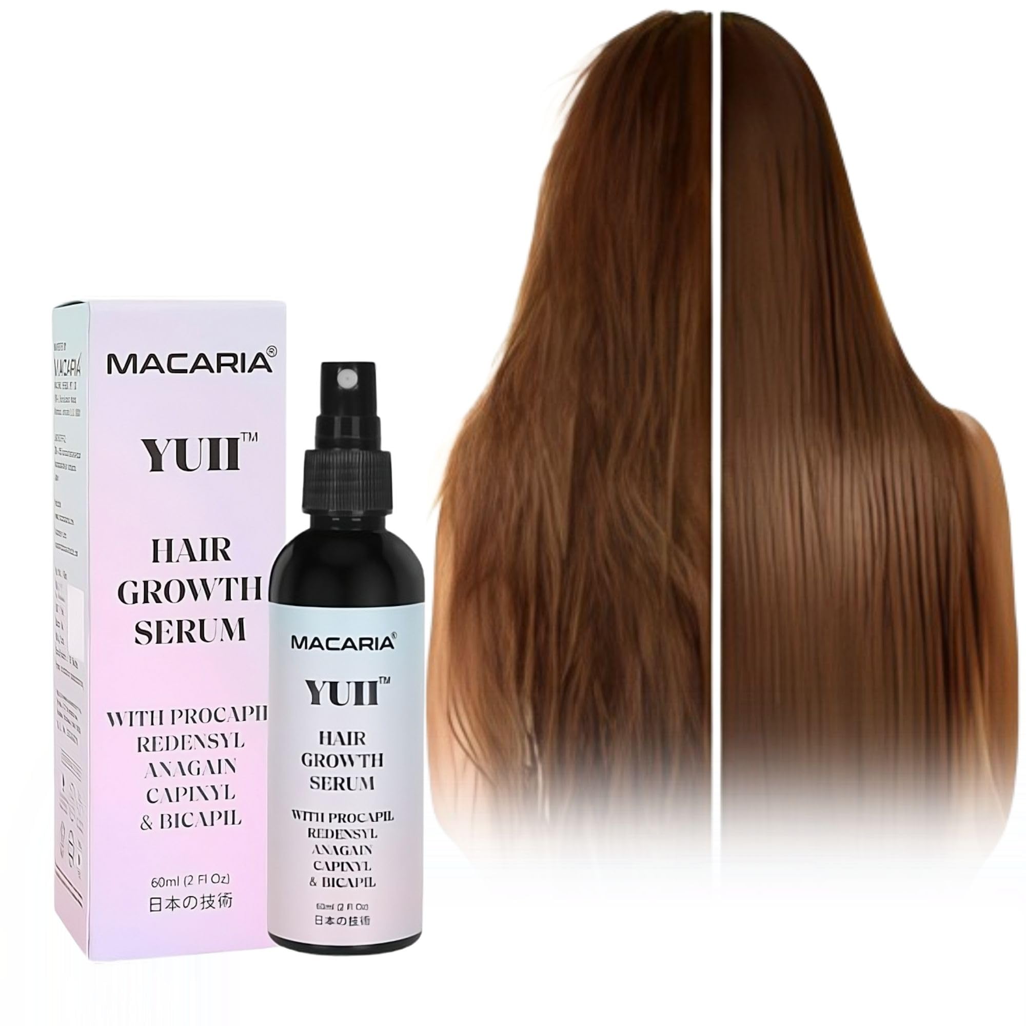 Yuii Hair Growth Serum with procapil, redensyl,anagain,capixyl & bicapil