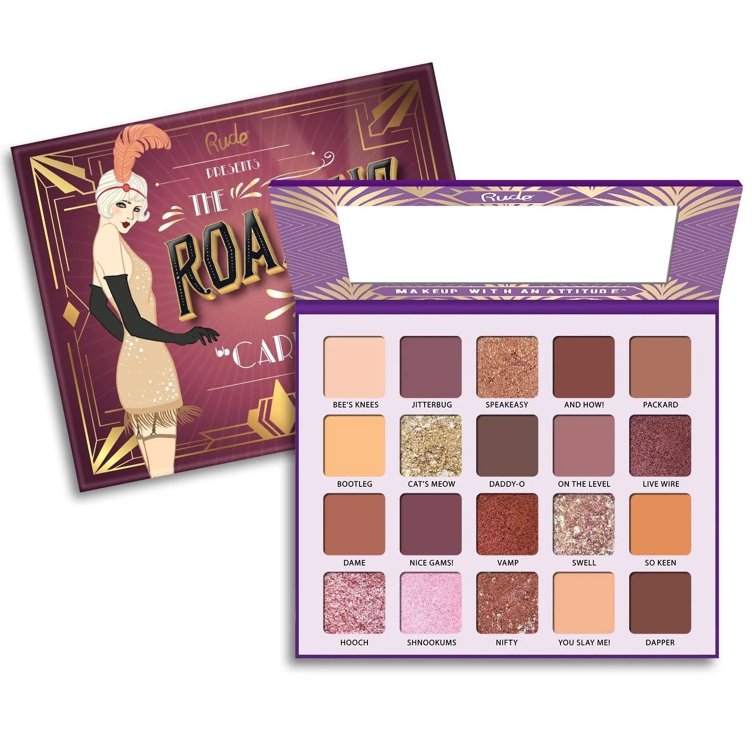 Rude - The Roaring 20's Eyeshadow Palette - Neons