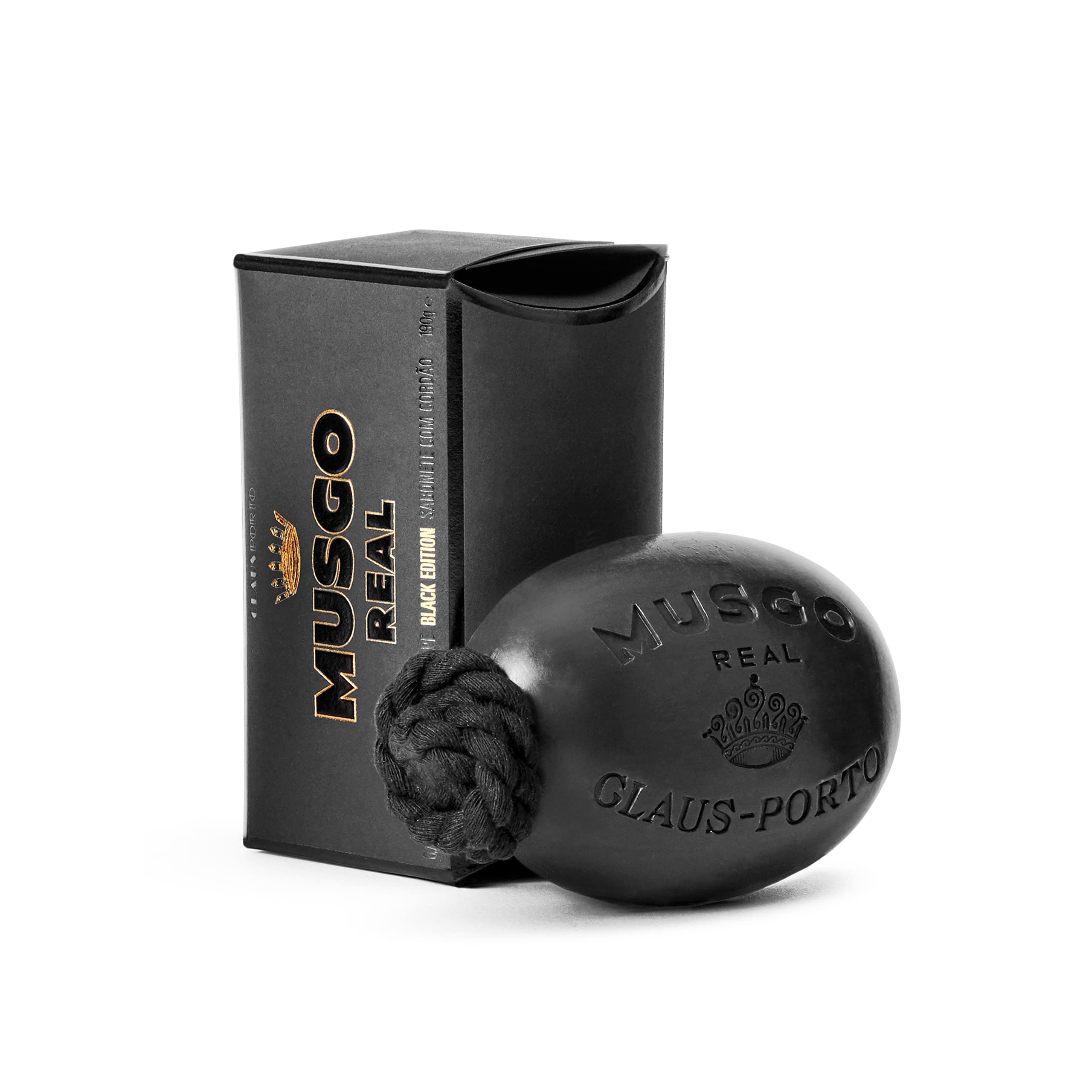 Claus Porto BLACK EDITION - SOAP ON A ROPE 190gr, 6.7 oz.