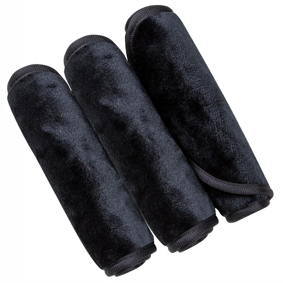 Makeup Remover Cloth Cleansing Towel - Chemical Free - Move Makeup Instantly With Just Water (3 Black)