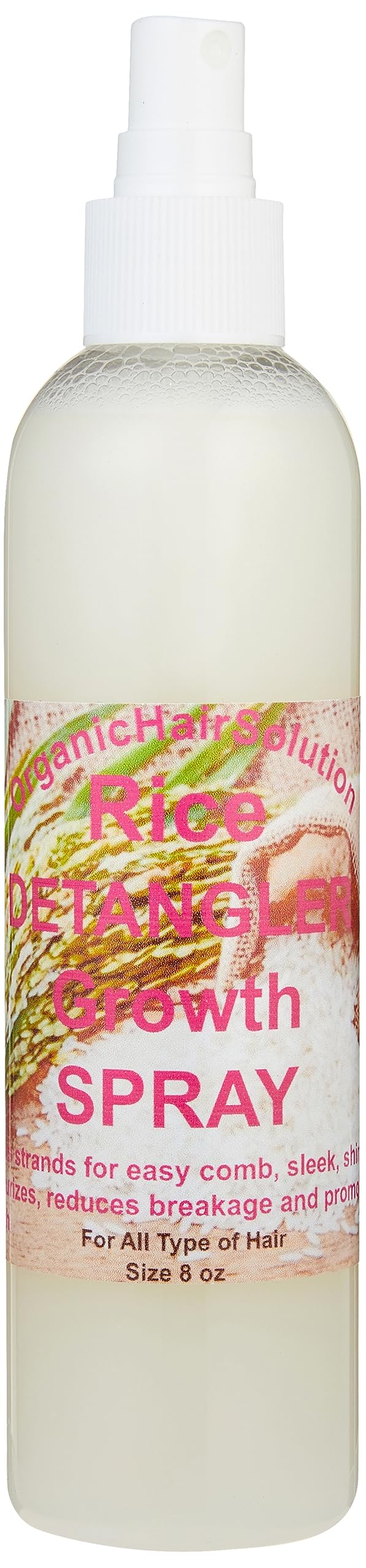 Organic Hair SolutionRice Water Hair Growth SprayleaveinThickening, Moisturizing & Softening with Aloe Vera Tea Tree Avoca
