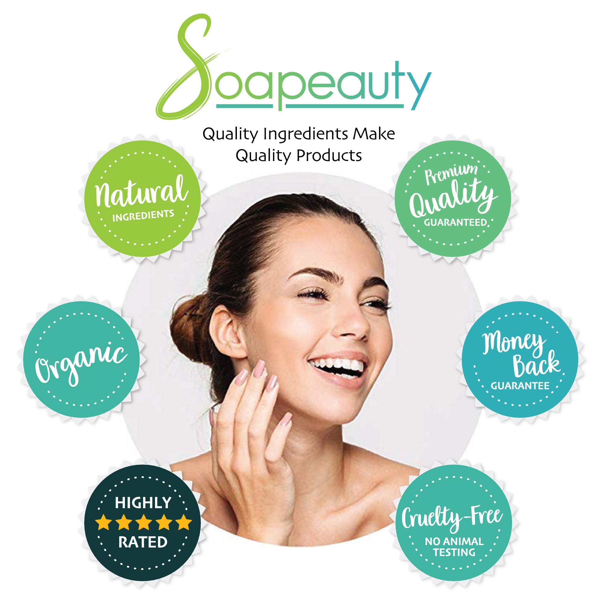 Soapeauty Vegetable Glycerin Usp Grade Non-Gmo Natural | Cosmetic Products, Skin, Hair Care, Soap Making, Household Uses 4 Oz