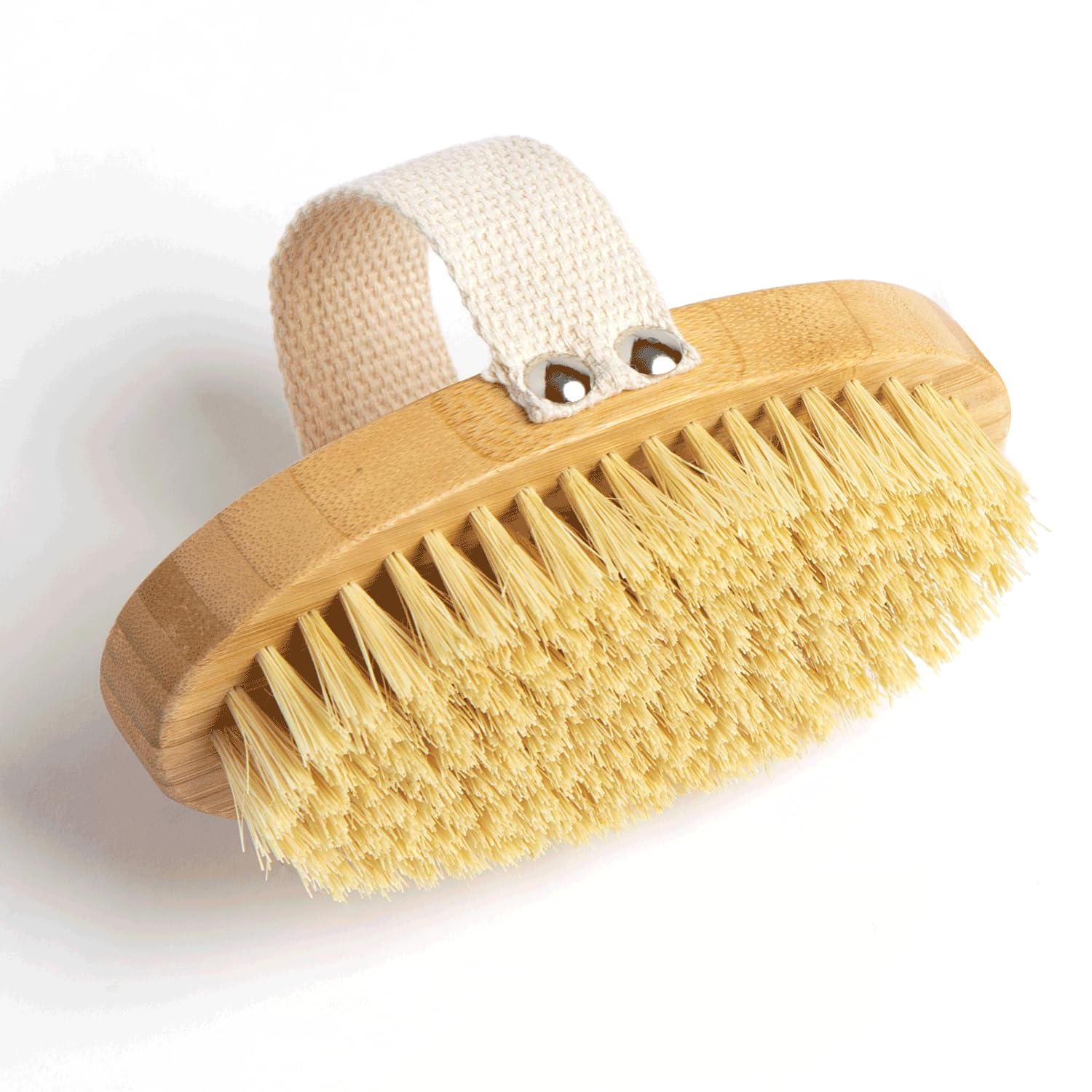Firm Dry Brush & Shower Brush For Body - Handheld Back Scrubber Body Brush Exfoliator & Dead Skin Remover For Body Firm & Tighte