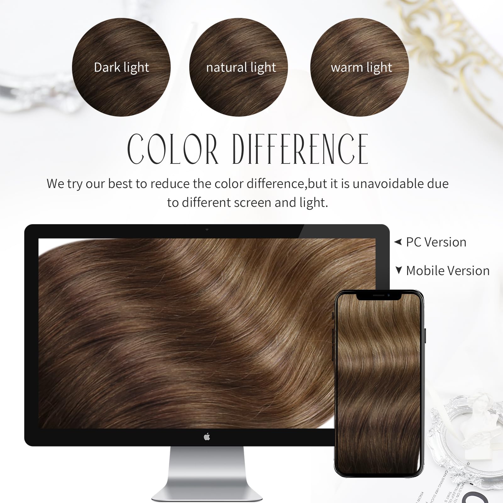 Moresoo Clip In Hair Extensions Balayage Dark Brown To Dark Ash Blonde With Dark Blonde Ombre Hair Extensions Clip Ins Real Huma