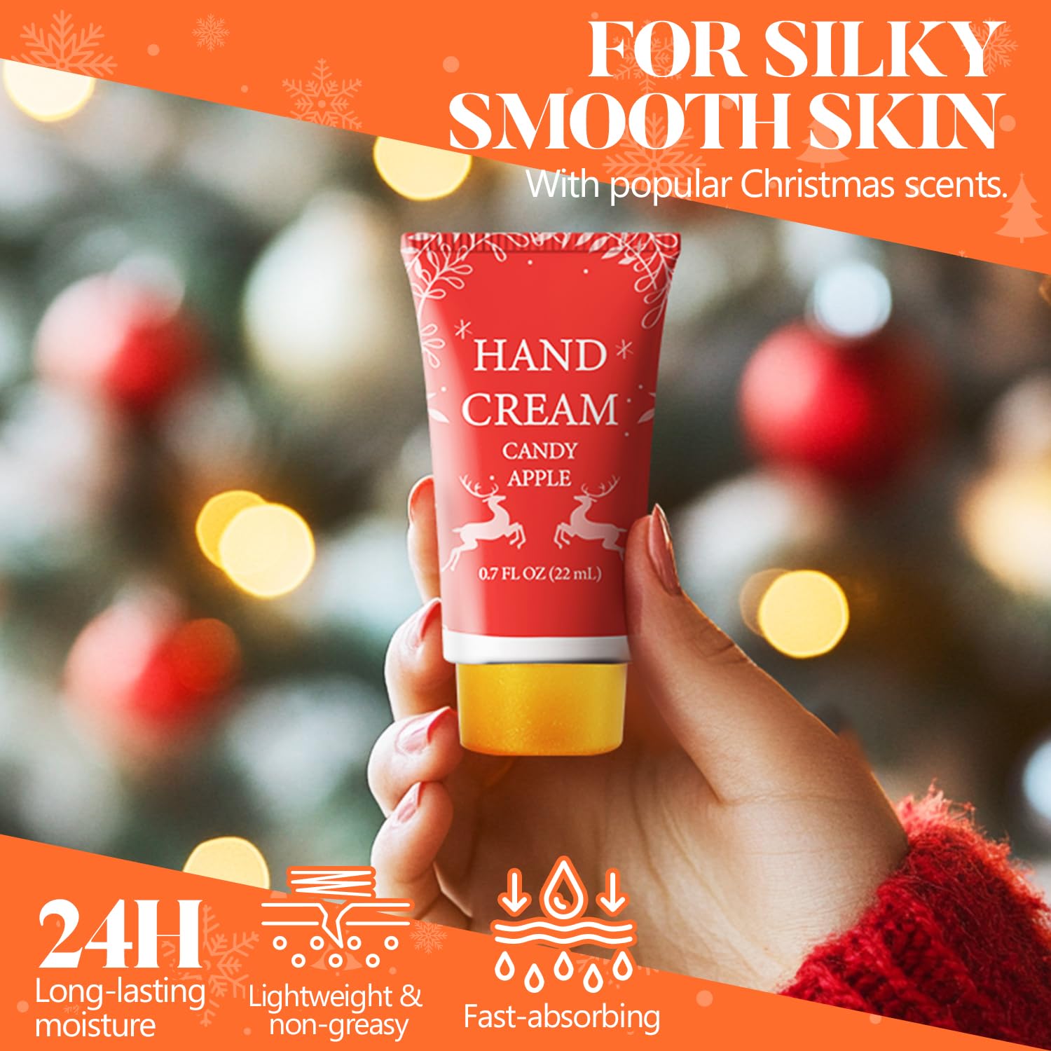 Advent Calendar 2024 Bfflove 12-Piece Holiday Beauty Advent Calendar Bath Gift Set With Hand Creams, Spa Bath Essentials, Christ