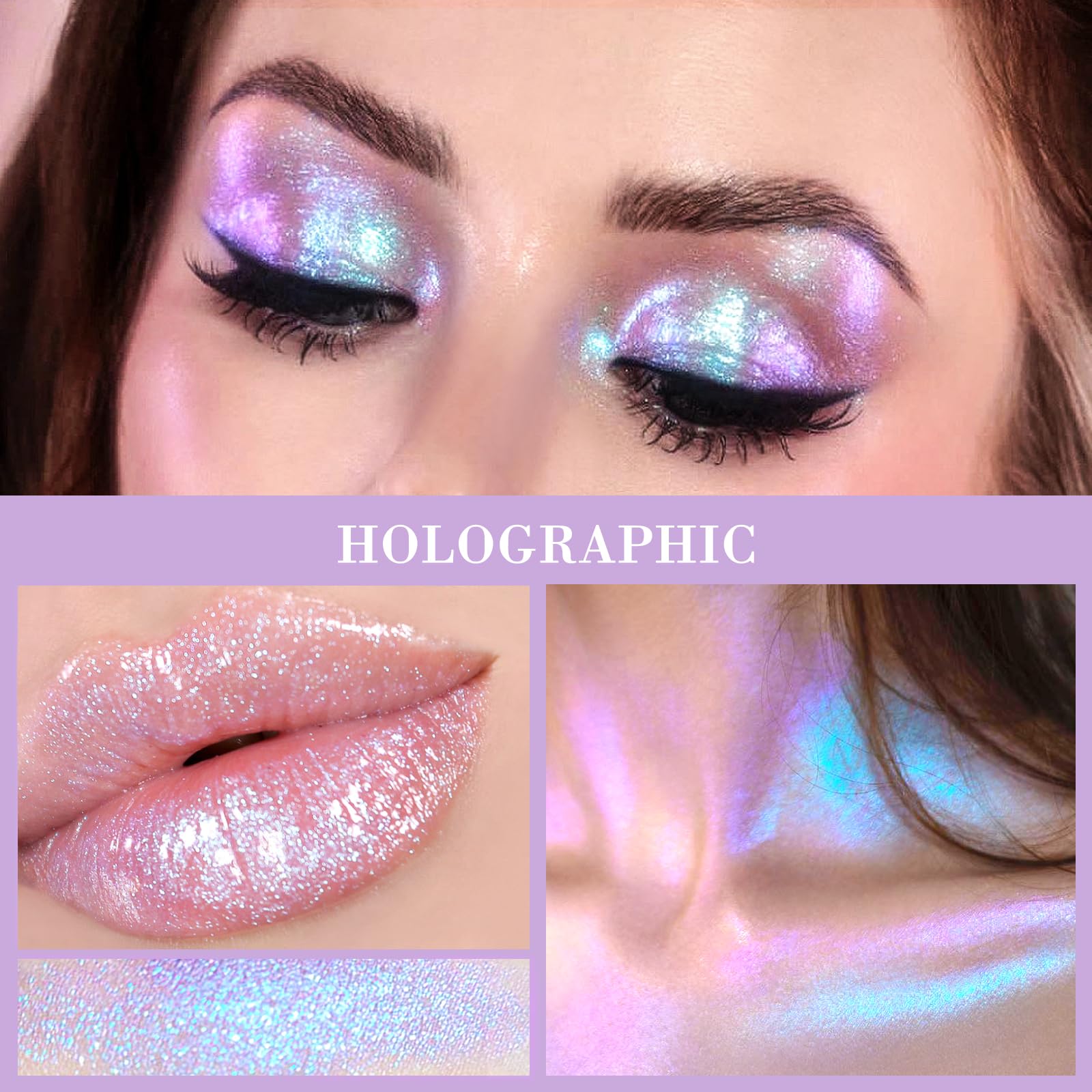 Hotiary Shimmer Glitter Liquid Eyeshadow Metallic Pigments Makeup Metals Gloss For Eyes Eyeliners Sparkling Eye Shadow Set Gift