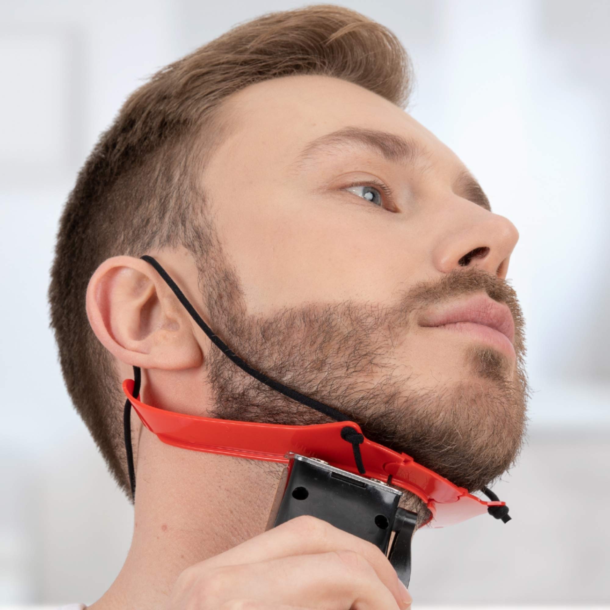 NEKMATE Nekliner Beard Shaper & Neckline Shaving Tool | One Size | Plastic | Model NL1
