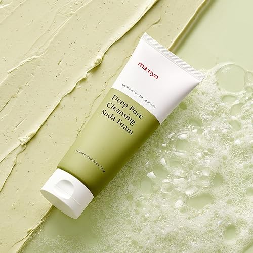 Ma:Nyo Deep Pore Cleansing Soda Foam Daily Face Wash, Non Irritating, With Vitamin C, Chamomile For Women And Men Korean Skin Ca
