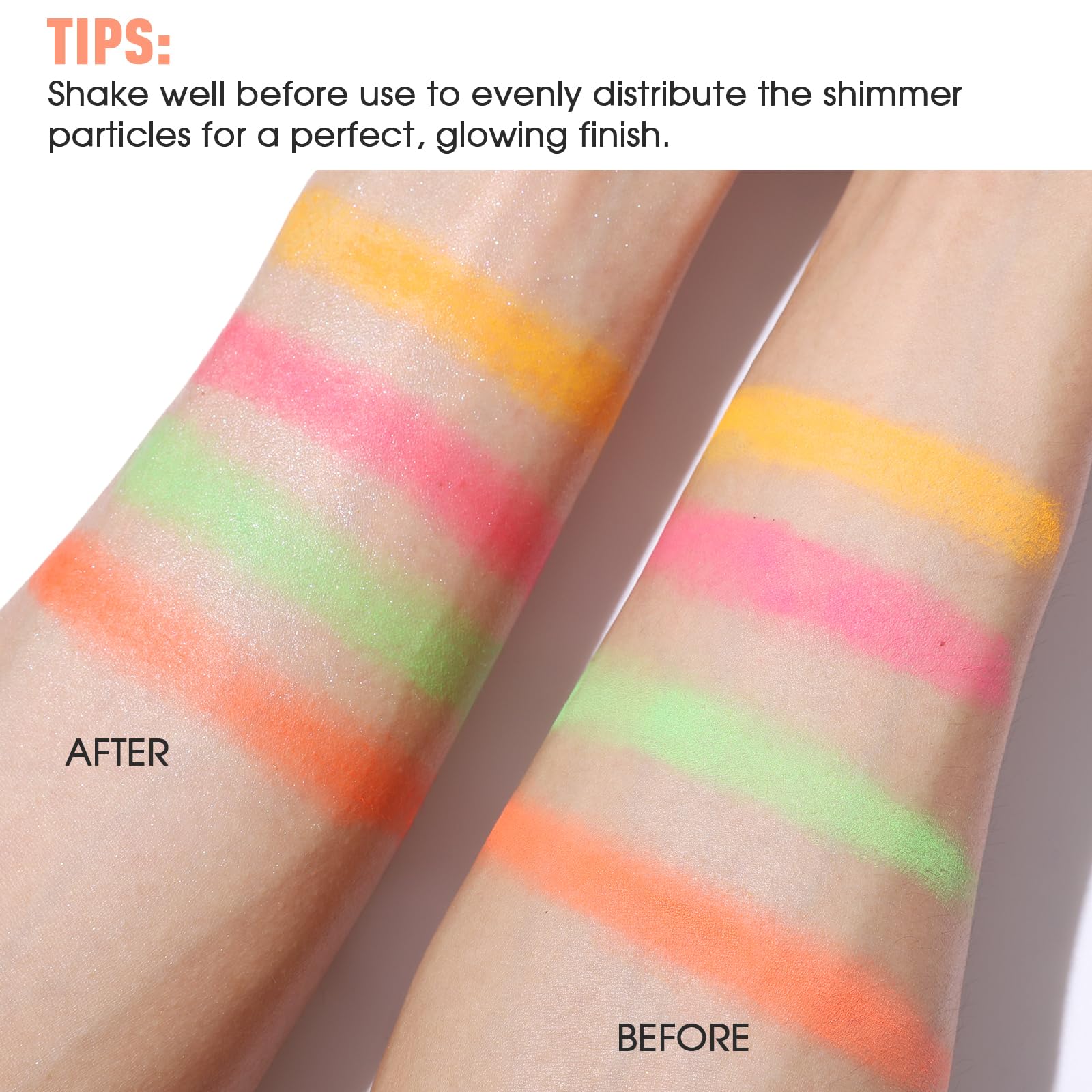 Ucanbe Shimmer Dewy Setting Spray - Glowing + Makeup Setting Spray 2 In 1 Lightweight Formula For A Radiant Glow,Long-Lasting Fa