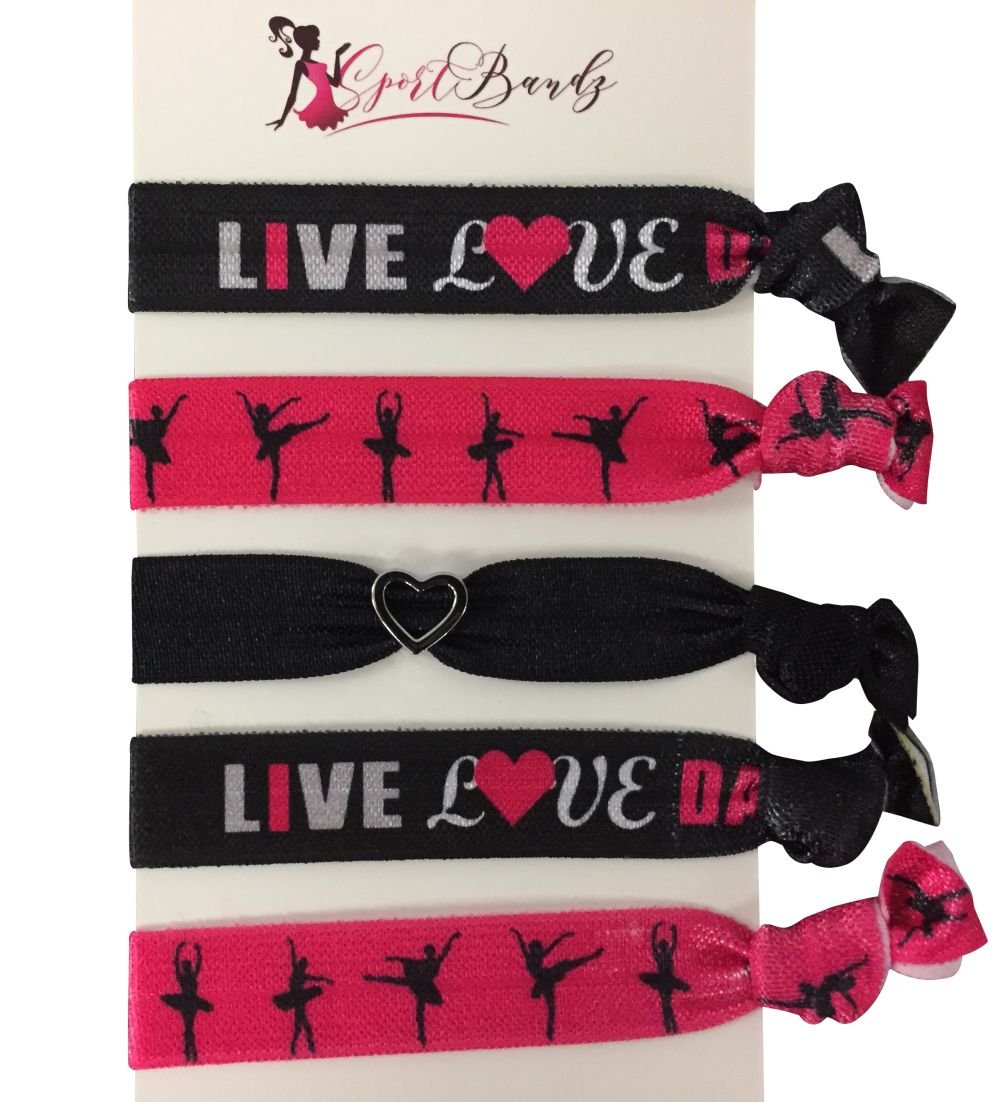 Infinity Collection Hair Ties - Girls Hair Accessories - Elastics for Dance Recitals