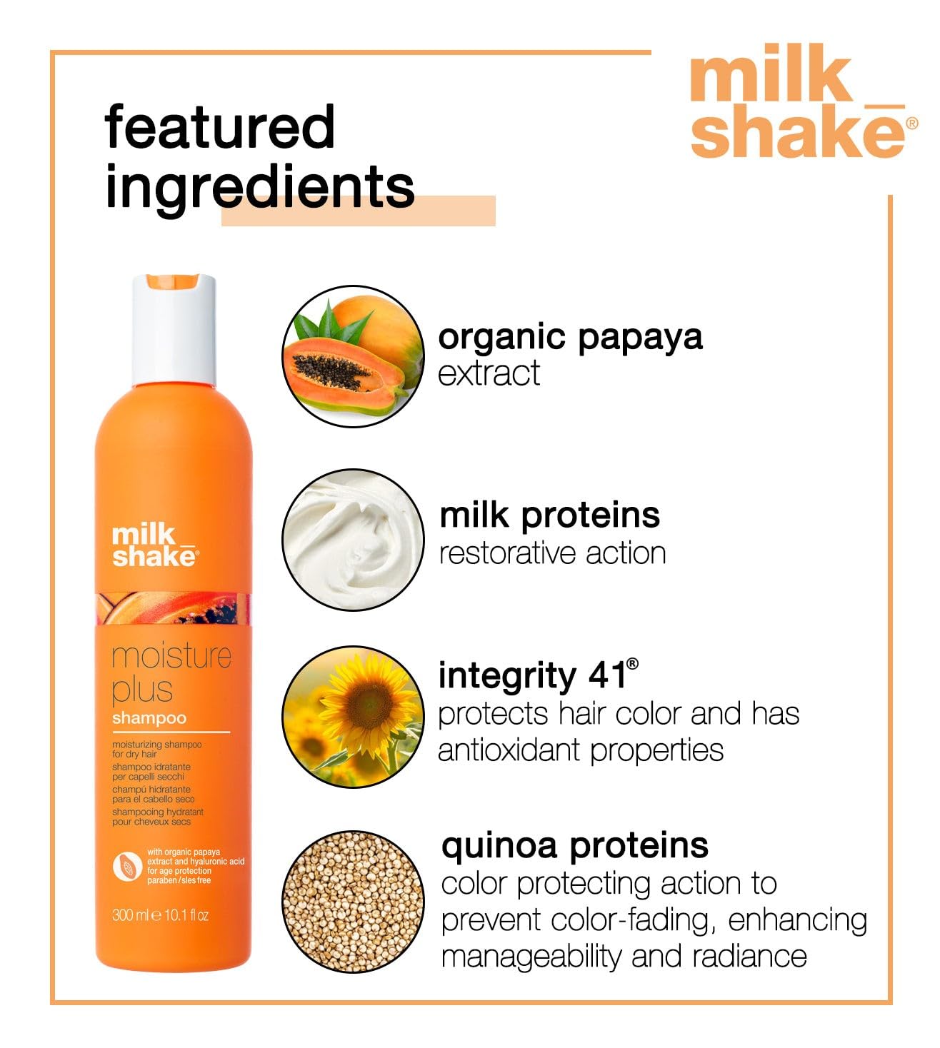milk_shake Moisture Plus Shampoo, 101 Fl Oz