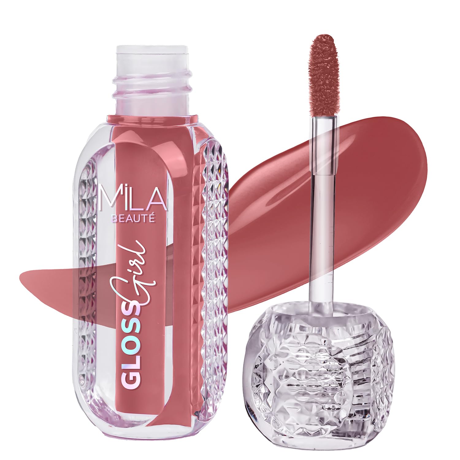 Mila Beaut Gloss Girl Lip Gloss|Enriched With Mango Seed Butter & Hyaluronic Acid |Light Weight & NonSticky Formula|Gives Fulle