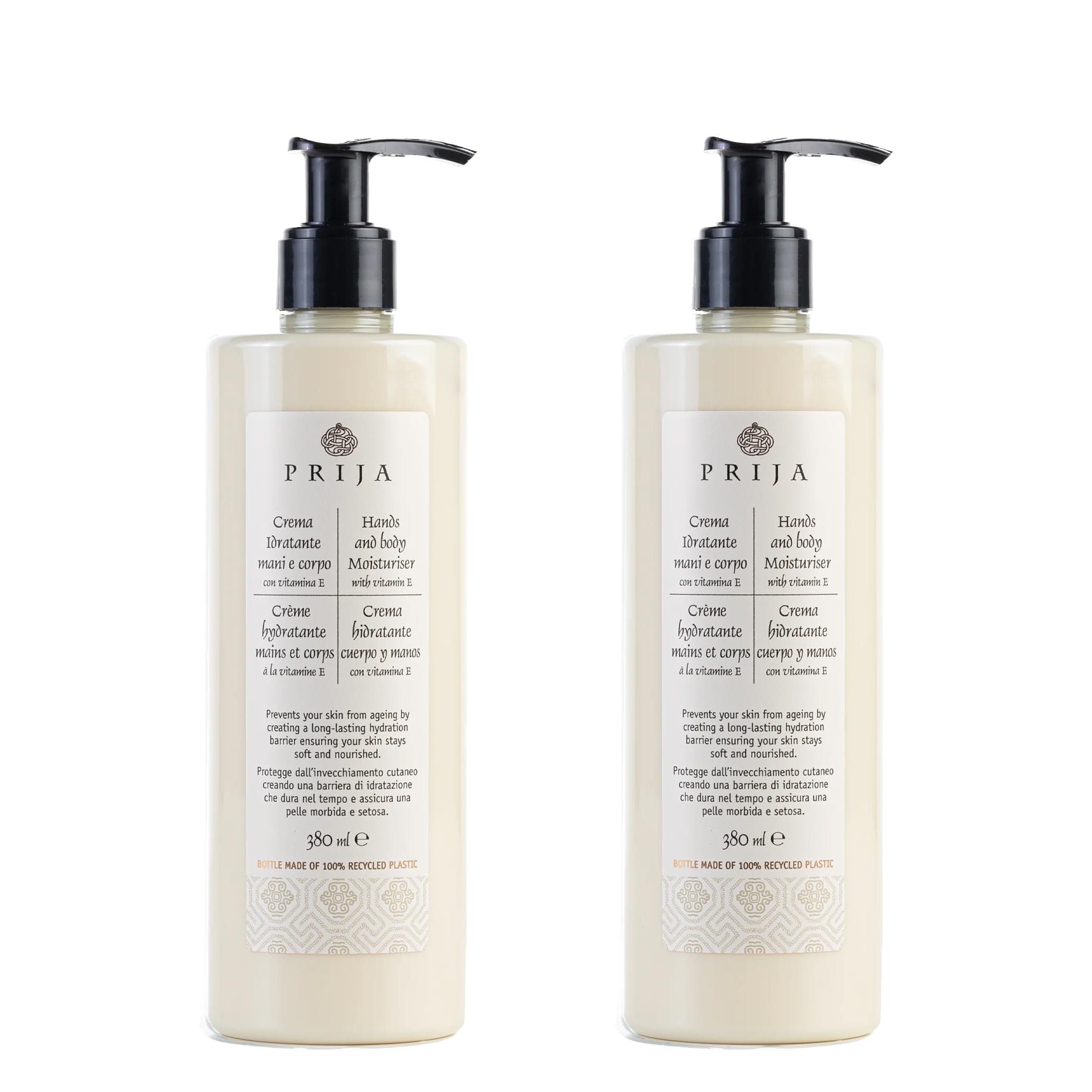 Prija Hands and Body Moisturiser with Vitamin E 2x 12.85 oz