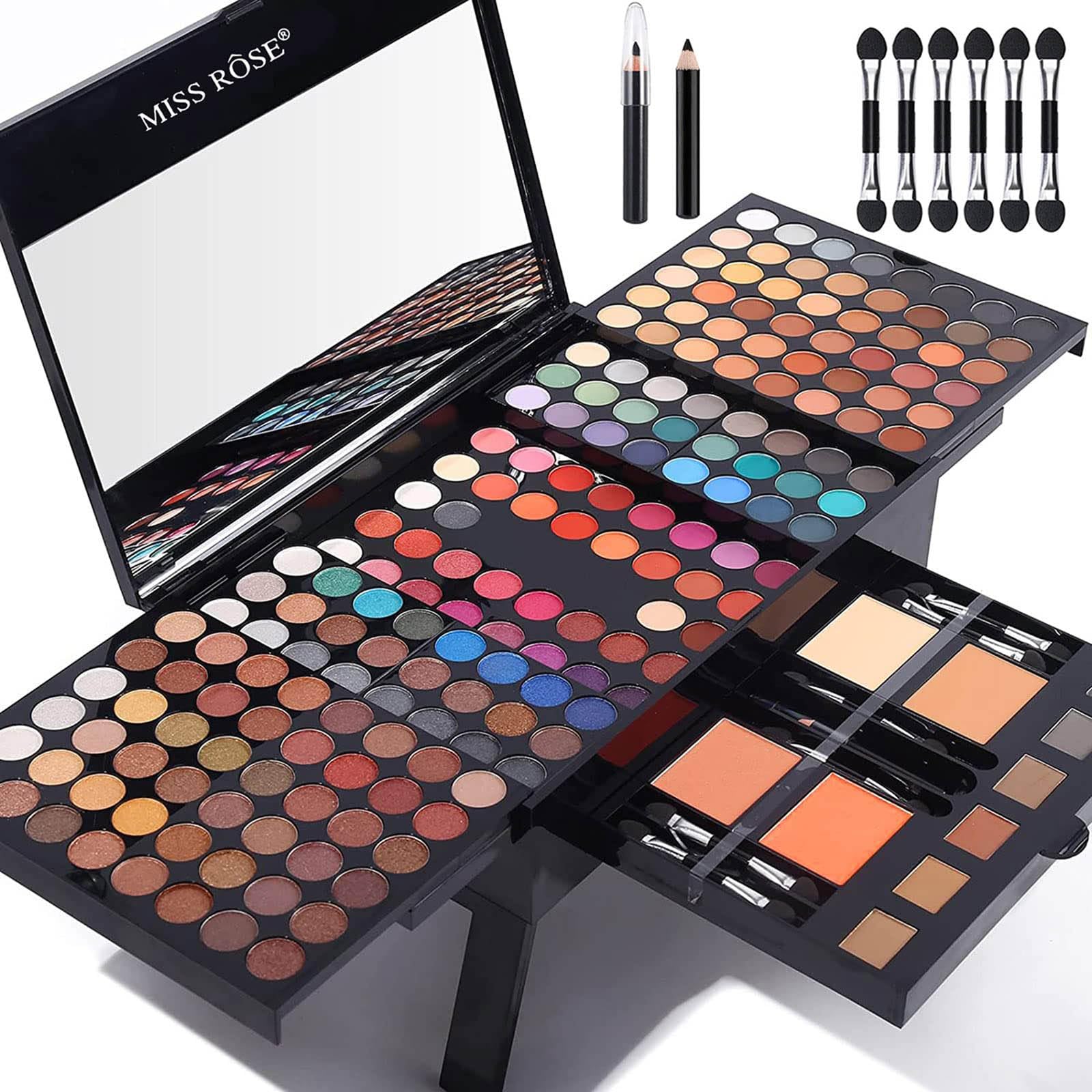 coliusa 190 Colors Professional Makeup Kit for Women Full Kit, Pallet,All In One Gift Set girls, include Eyeshadow/Facial Blushe