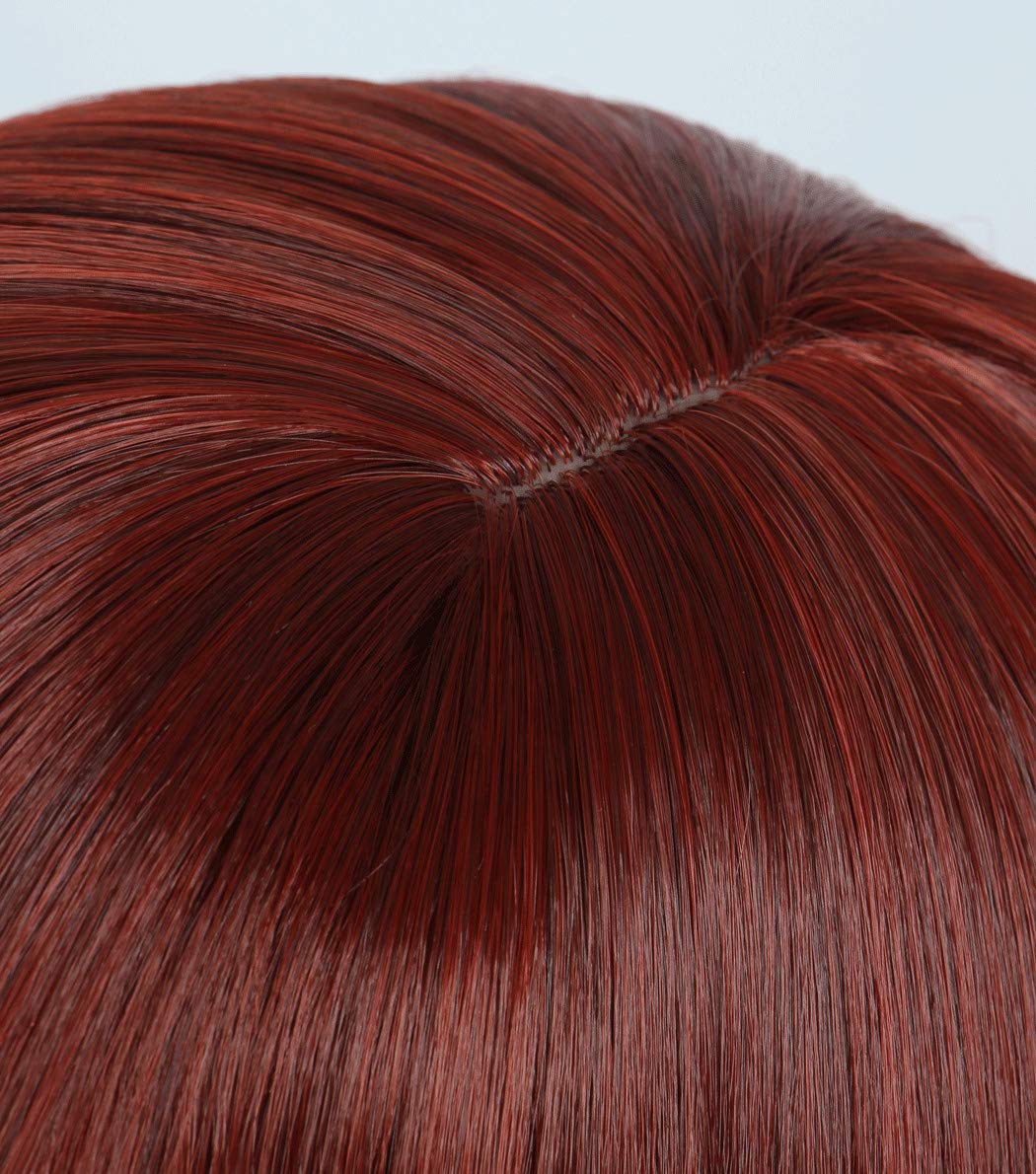 Linfairy Red Mixed Kairi Wig Halloween Cosplay Costume Wig For Women Party Hair