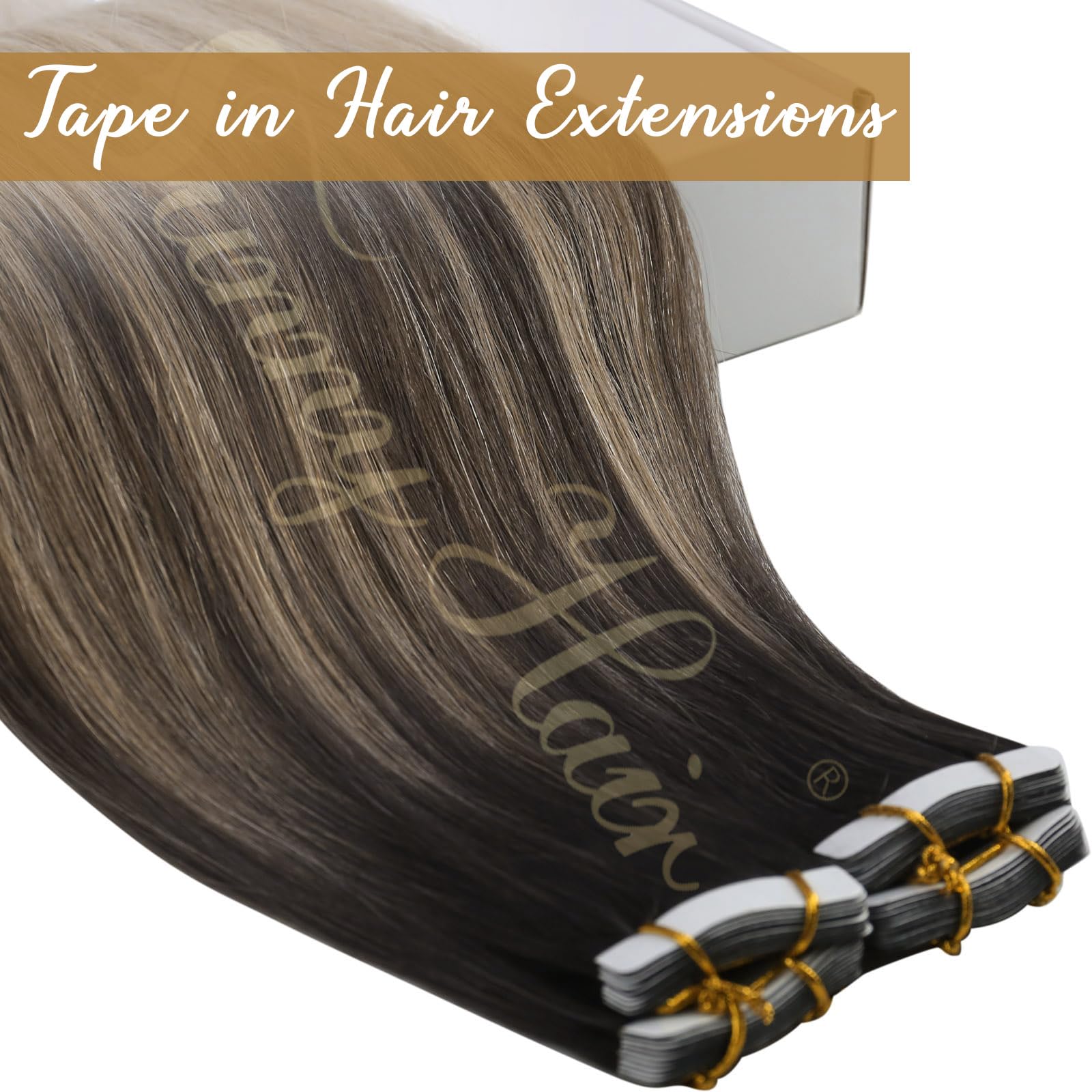 Ombre Tape In Hair Extensions Sunny Blonde Tape In Human Hair Extensions Dark Brown Ombre Golden Blonde Mix Platinum Blonde Tape