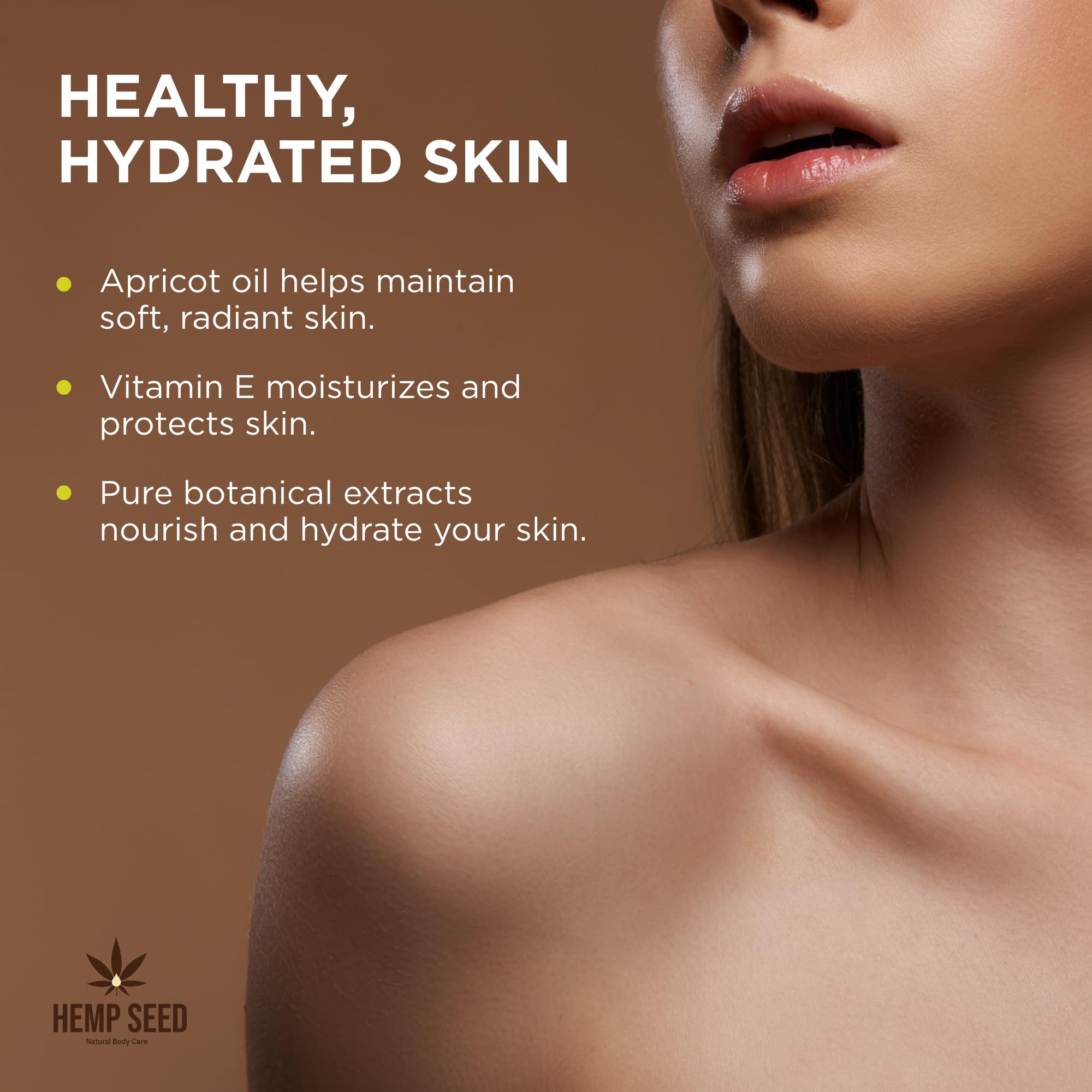 Hemp Seed Massage & Body Oil, Dreamsicle Scent - 8 fl. oz. - Nourishing, Moisturizing Massage Oil - Hemp Seed, Apricot, Grapesee