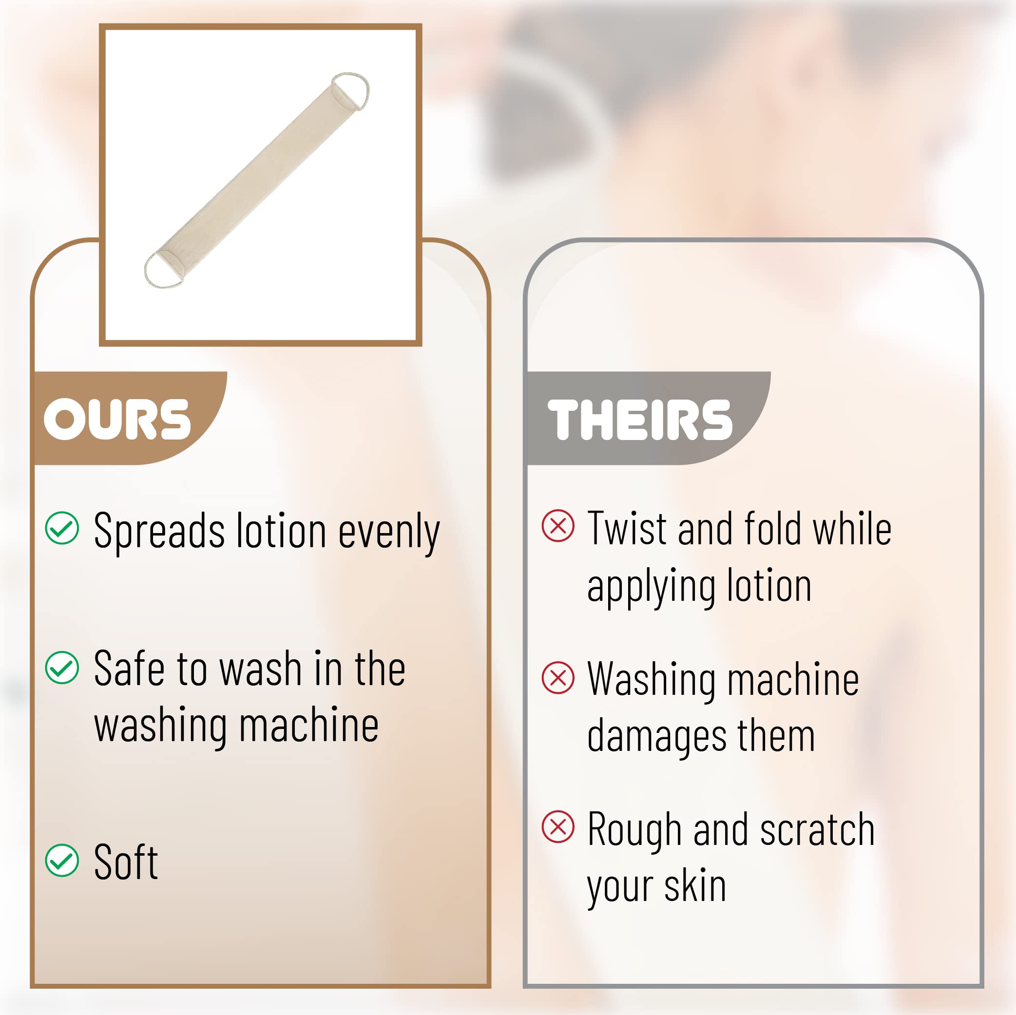 Slick- Lotion Applicator For Your Back - Easy Application Of Lotions And Creams - Smooth And Even Application To Entire Back - S