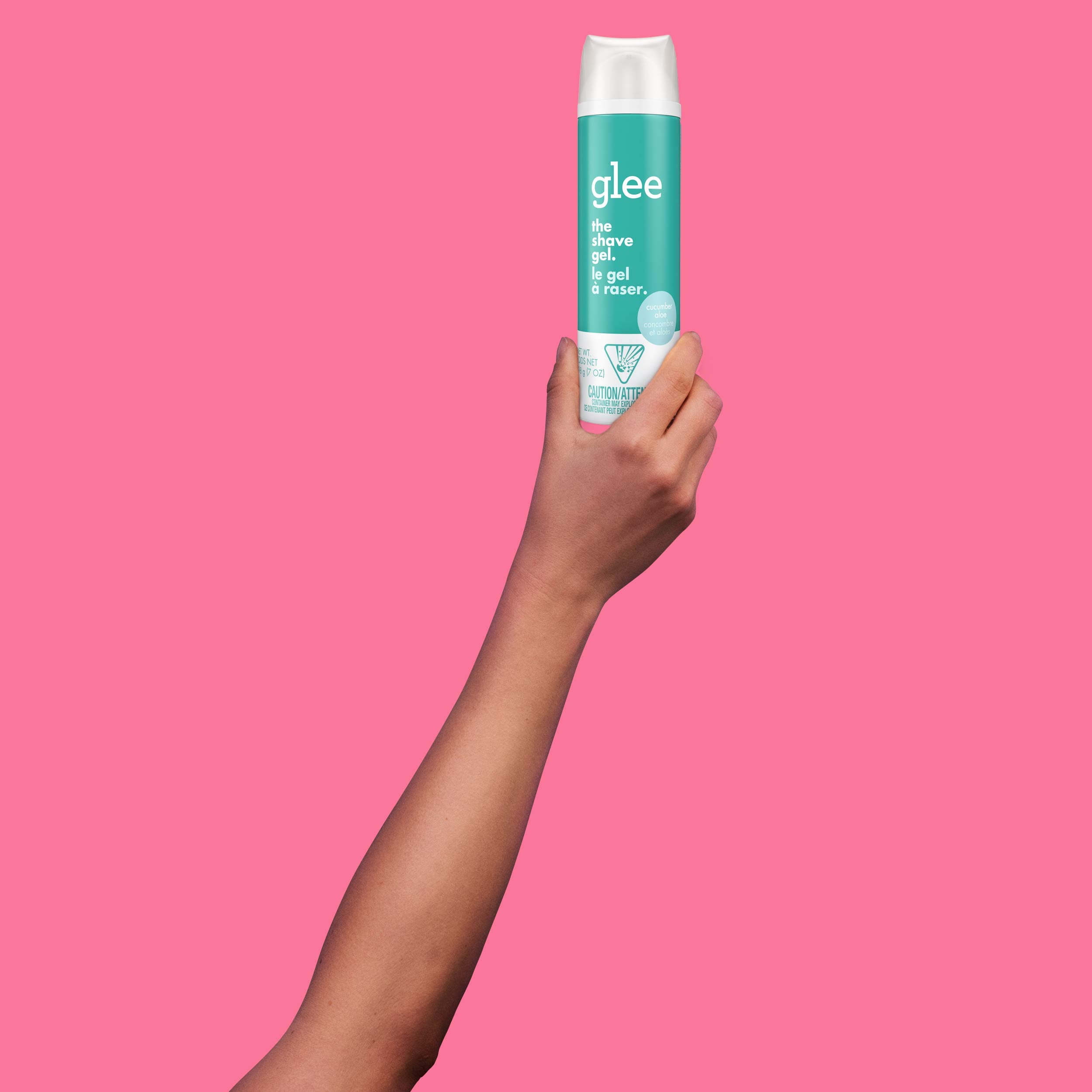 Glee, The Shave Gel Cucumber Aloe, 7 Oz.