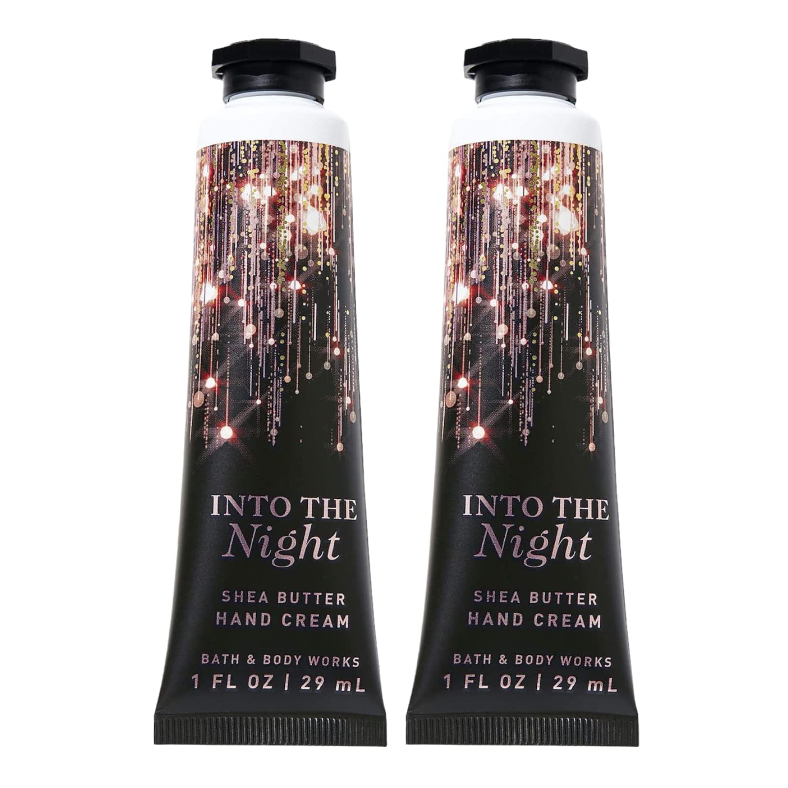 Bath & Body Works Into The Night Hyaluronic Acid Hydrating Hand and Body Cream 1.0 Fluid Ounce, 2-Pack (Into The Night)