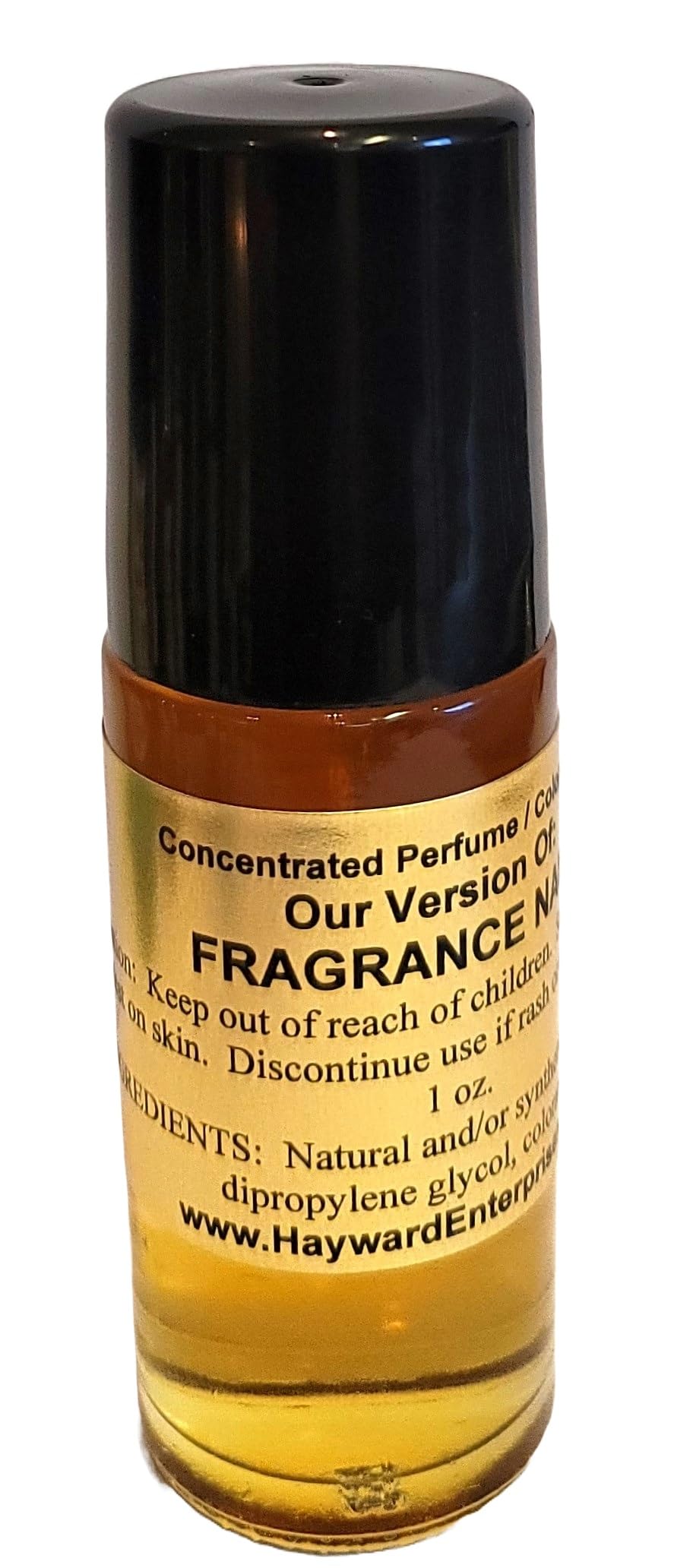 HYWD Enterprises Perfume Oil Comparable to ROSE WATER & VANILLA for women, Fragrance Rendition, Eau de Parfum, 1 oz. (30ml) Glas