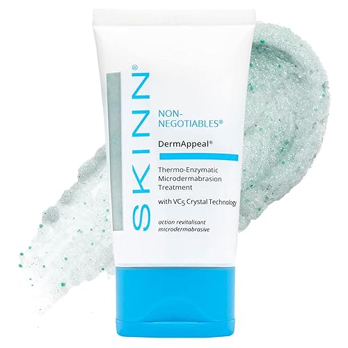 SKINN DermAppeal Microdermabrasion Treatment for Smoother, Brighter, and Clearer Skin, 2oz - Exfoliating Facial Scrub Removes De