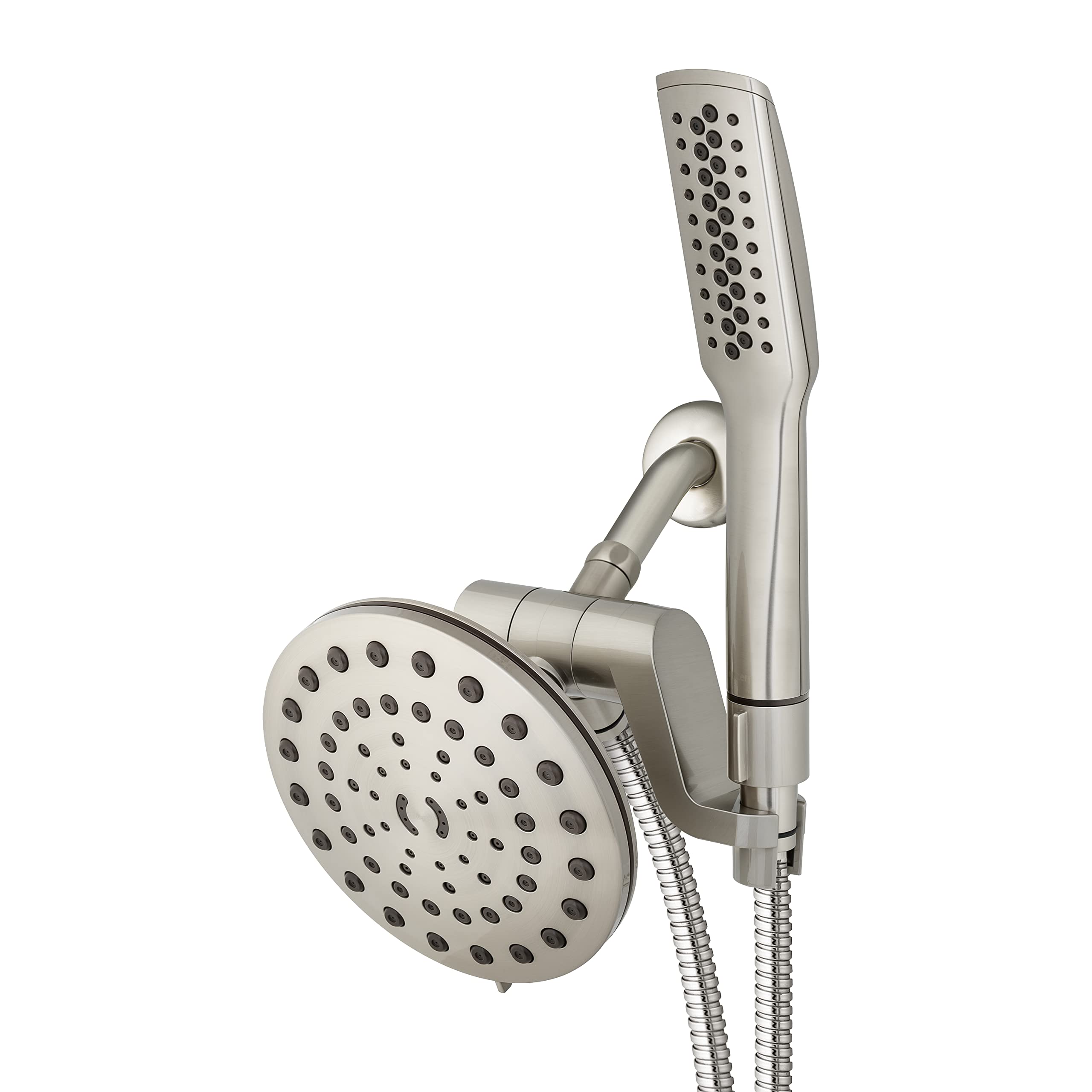 Waterpik High Pressure Pulsating Shower Wand And Rain Shower Head Combo With Extra-Long 8-Foot Metal Hose, Hairwand Pulse Spa Sy