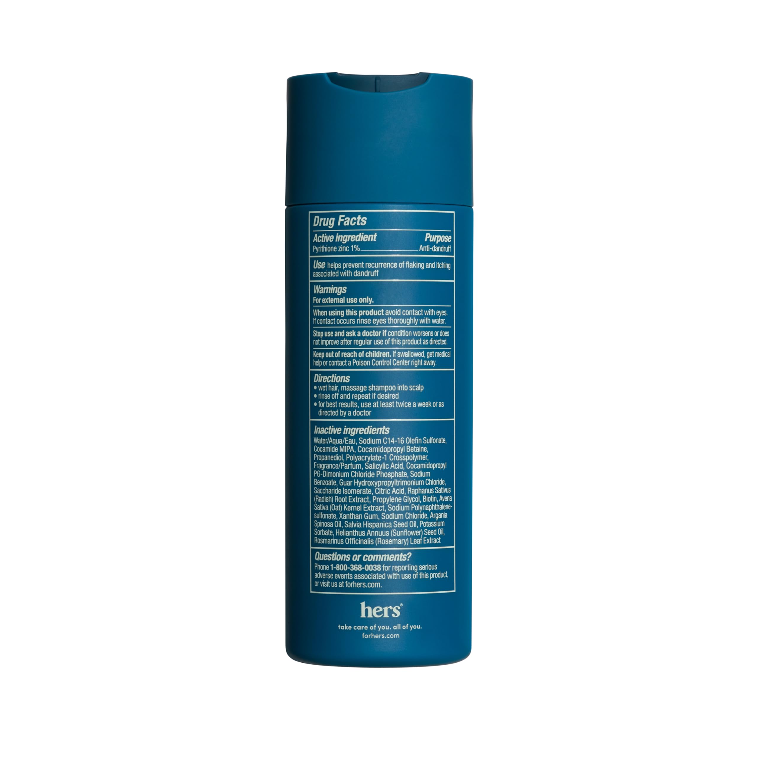 Hers Clear Slate Anti Dandruff Shampoo, 2 Pack - Dermatologist Formulated Dry Scalp & Dandruff Shampoo With Biotin - Shampoo Wit