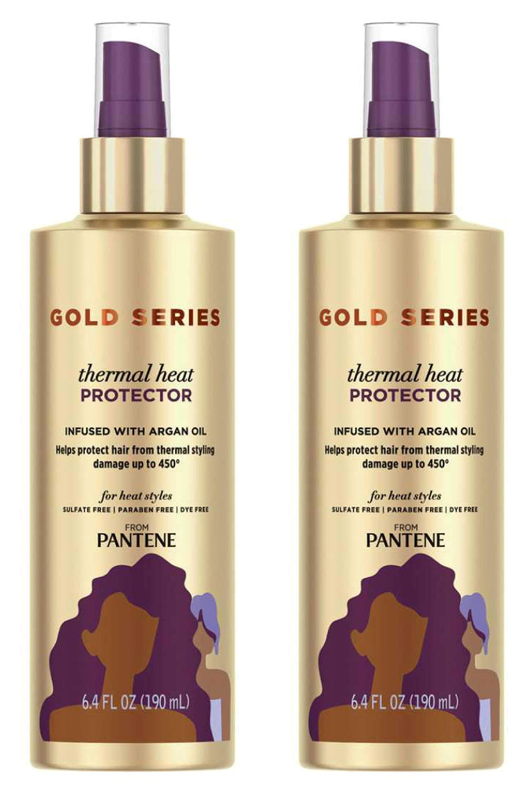 Pantene Gold Series Thermal Heat Protector 6.4 Ounce Pump (190Ml) (2 Pack)