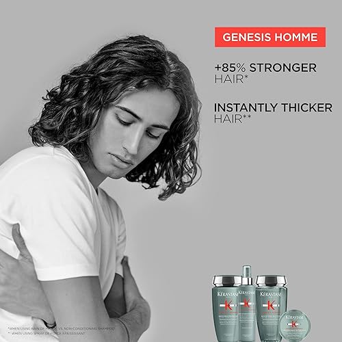 KERASTASE genesis Homme cire dEpaisseur Texturisante Wax Pomade  Light-hold Wax Pomade for Men  Provides Texture & Thickness  Fo