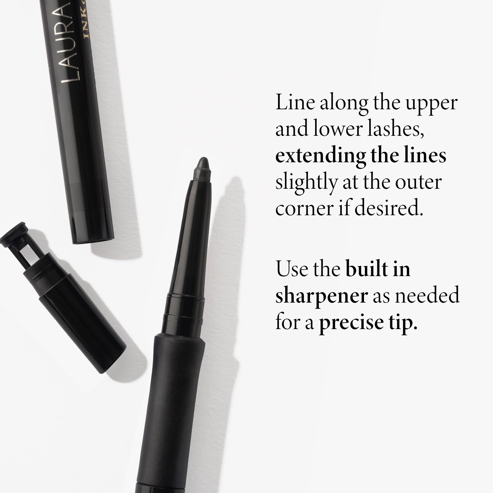 LAURA GELLER NEW YORK INKcredible Gel Eyeliner - Olive My Love - Waterproof Smudge-proof Eyeliner Pencil - Built in Sharpener