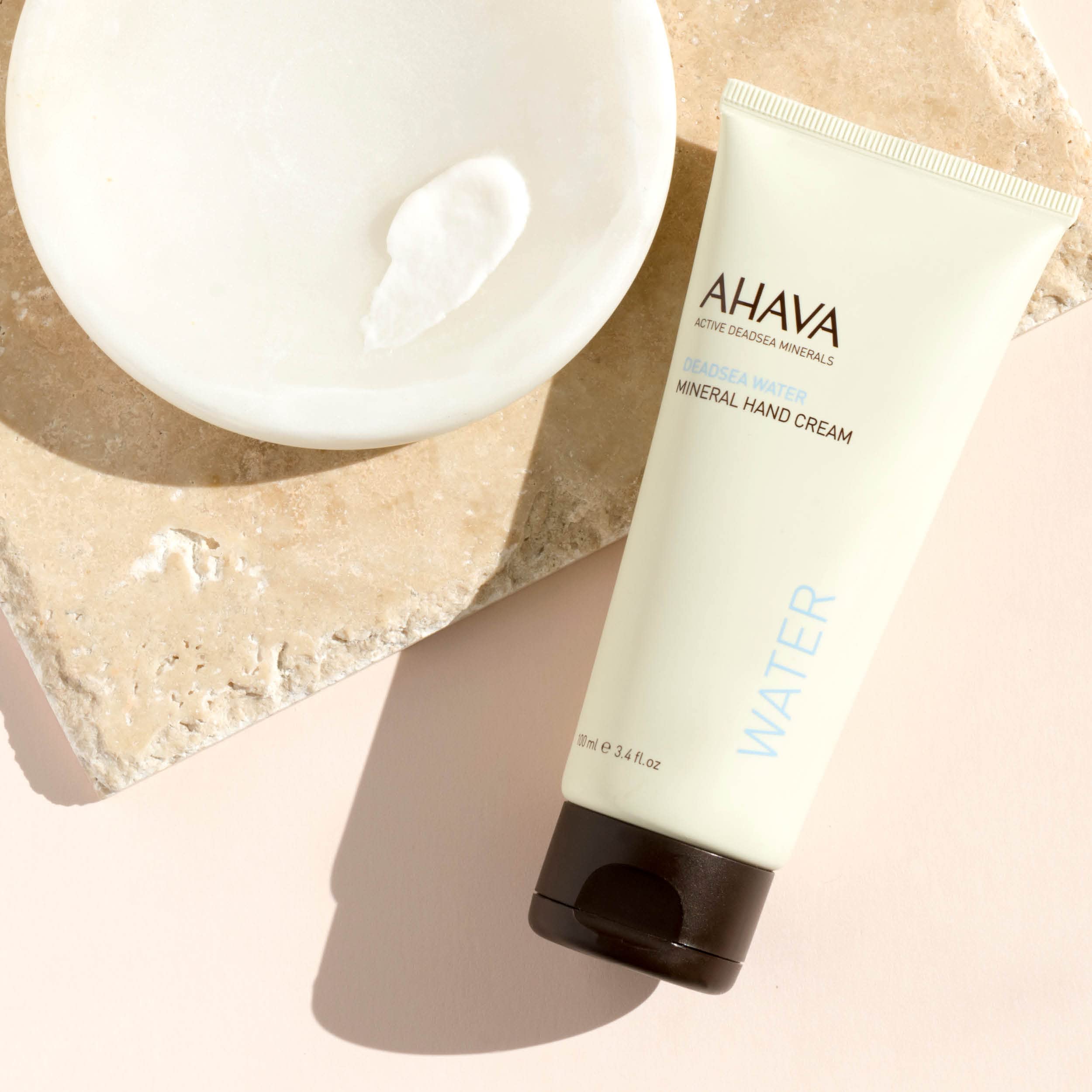 Ahava Dead Sea Water Mineral Hand Cream - Hand Moisturizer For Dry Cracked Hands, Light & Fast Absorbing, Enriched With Exclusiv
