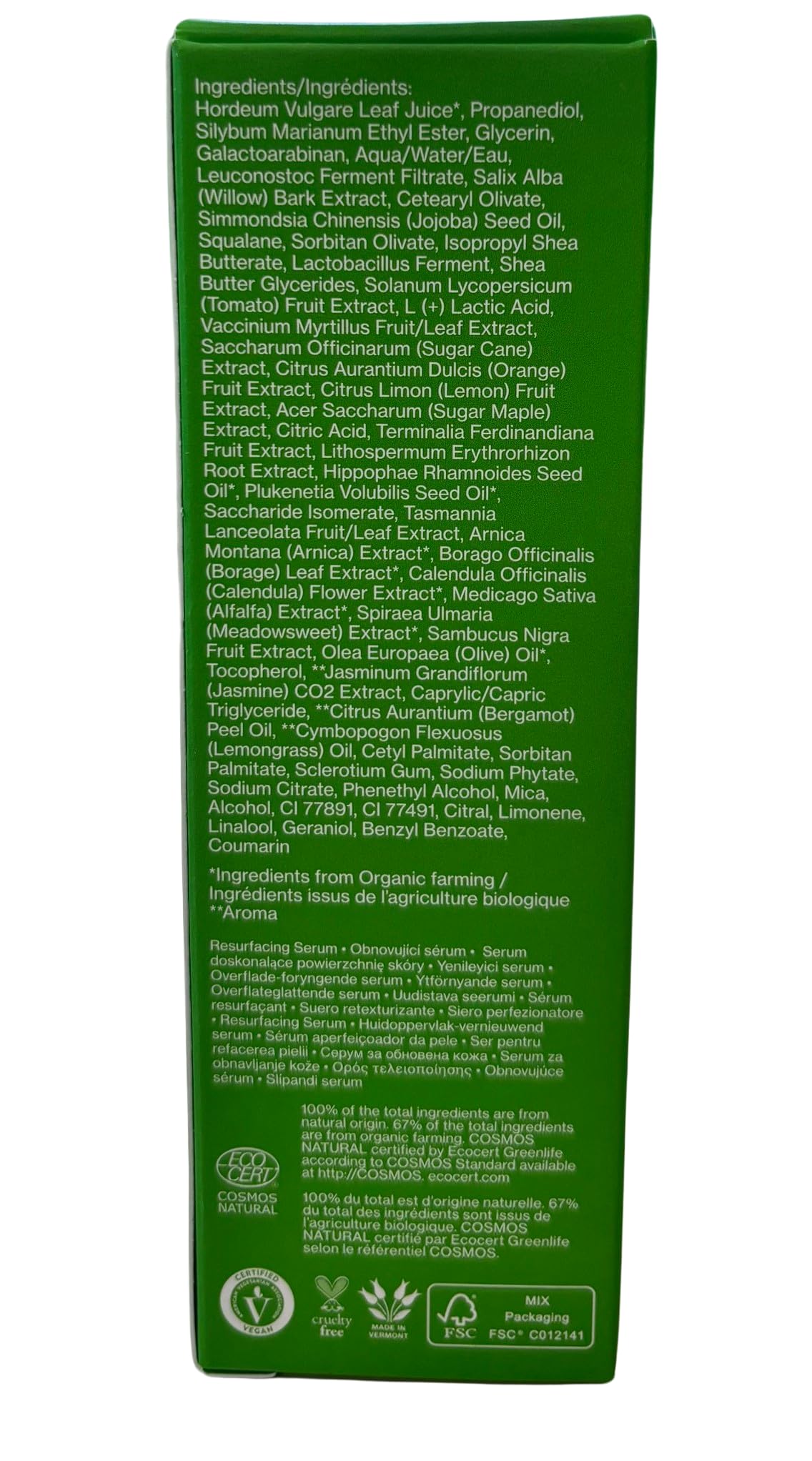 Tata Harper Resurfacing Serum, Radiance Restoring, Daily Glow-Giving Serum, 100% Natural, Made Fresh in Vermont, 30ml