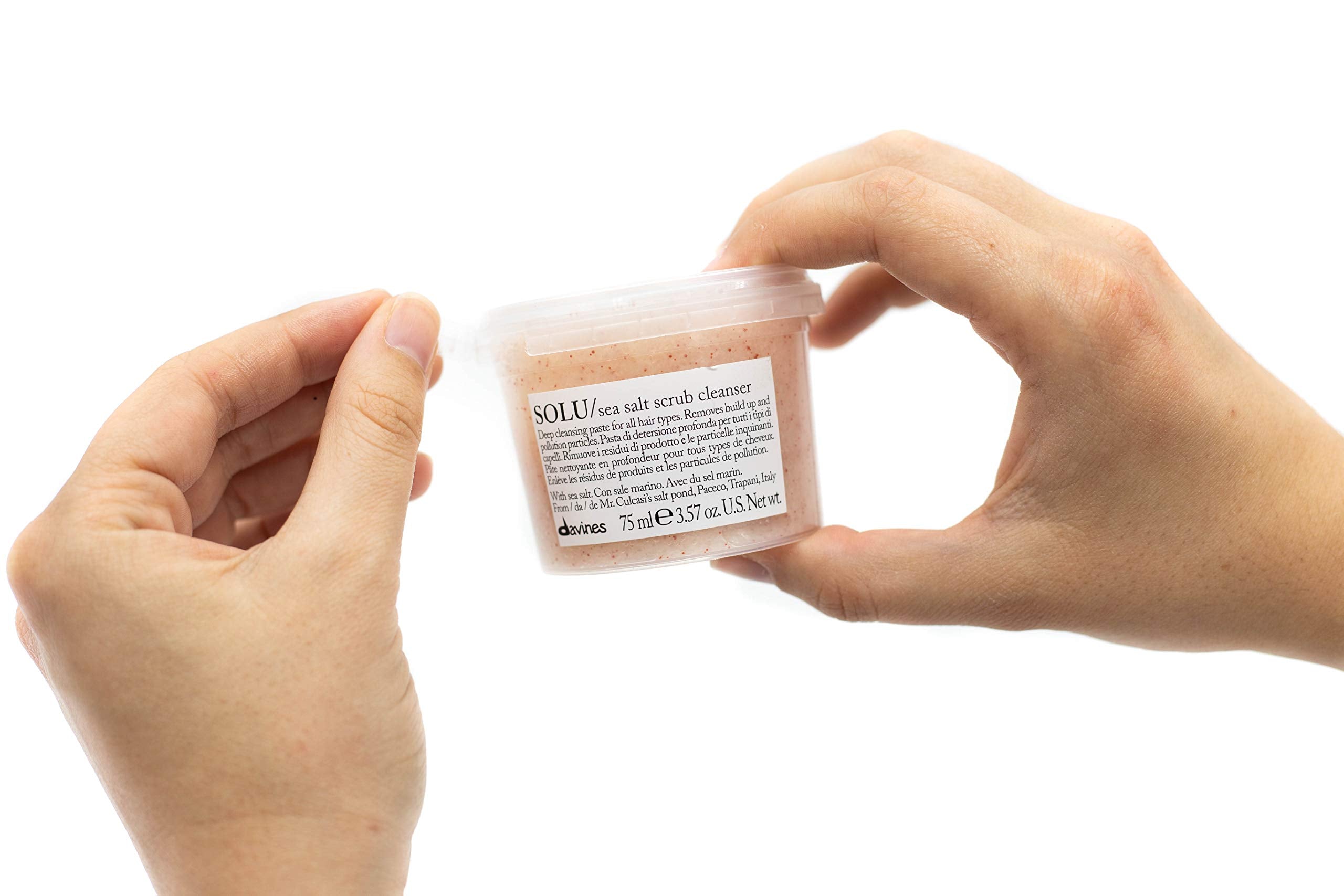 Davines Solu Sea Salt Scrub Cleanser, 3.57 Ounce (Pack of 1)