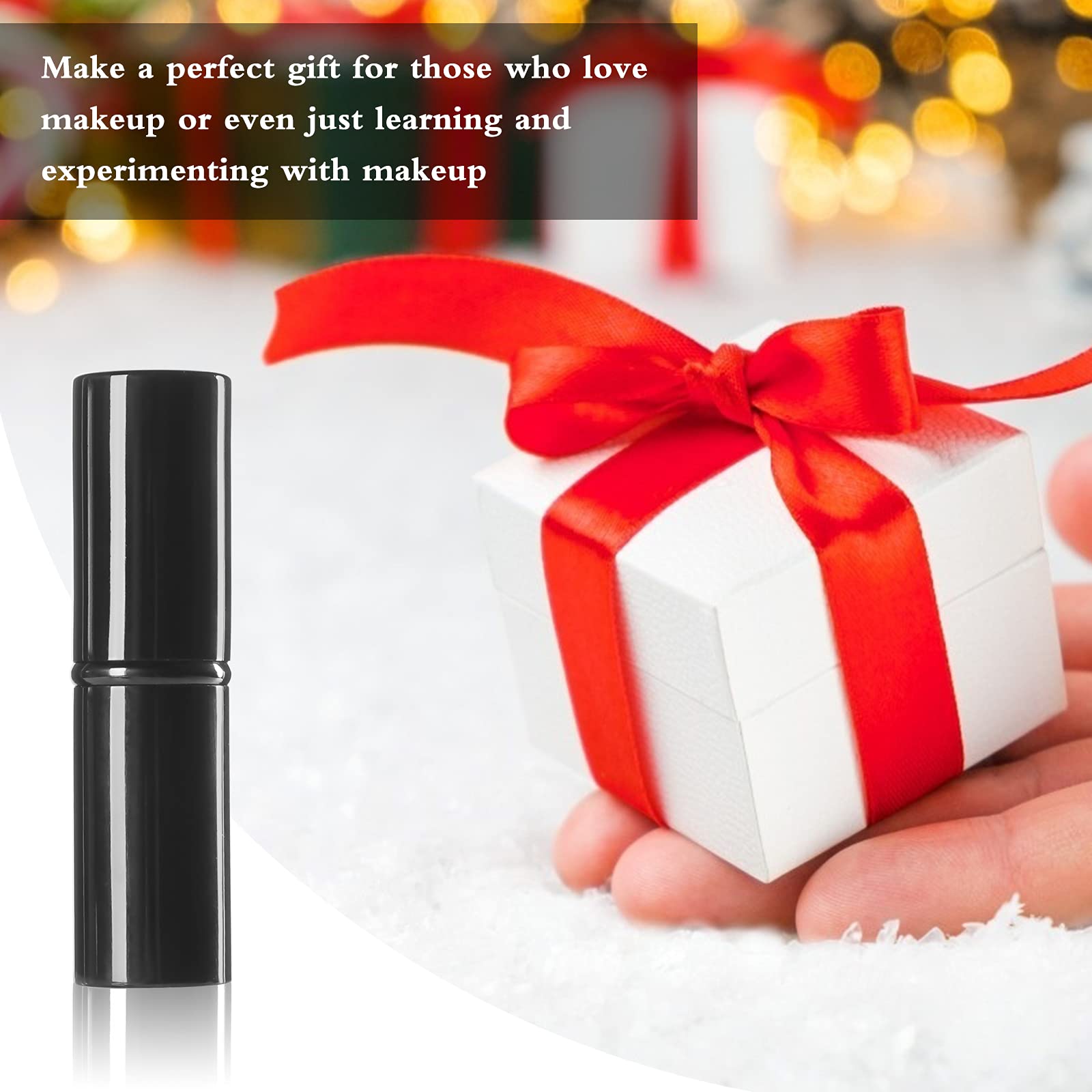 Falliny Retractable Makeup Brush, Travel Kabuki Face Blush Brush, Portable Powder Foundation Sunscreen Brush With Cover For Blus