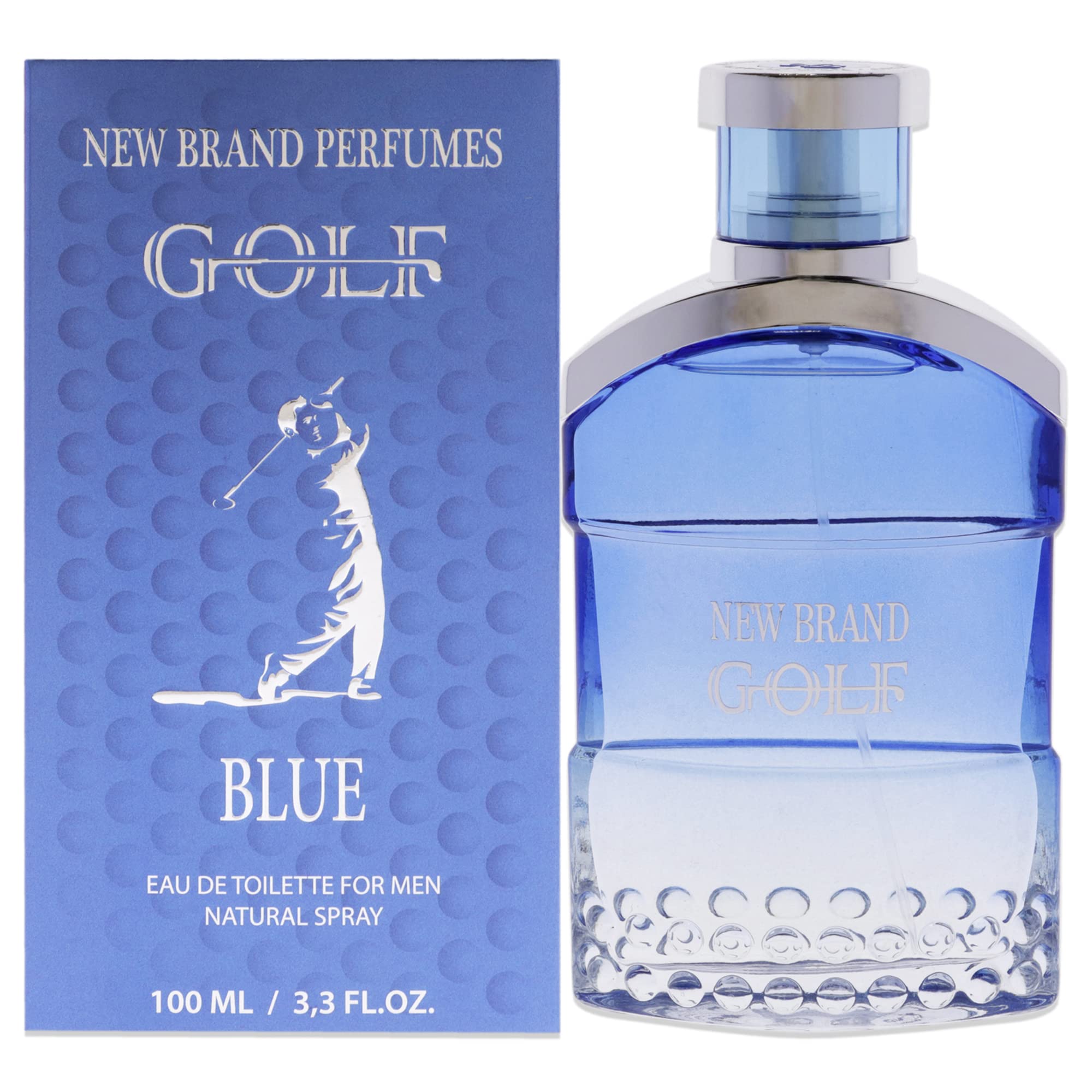 New Brand Golf Blue Men Edt Spray 33 Oz