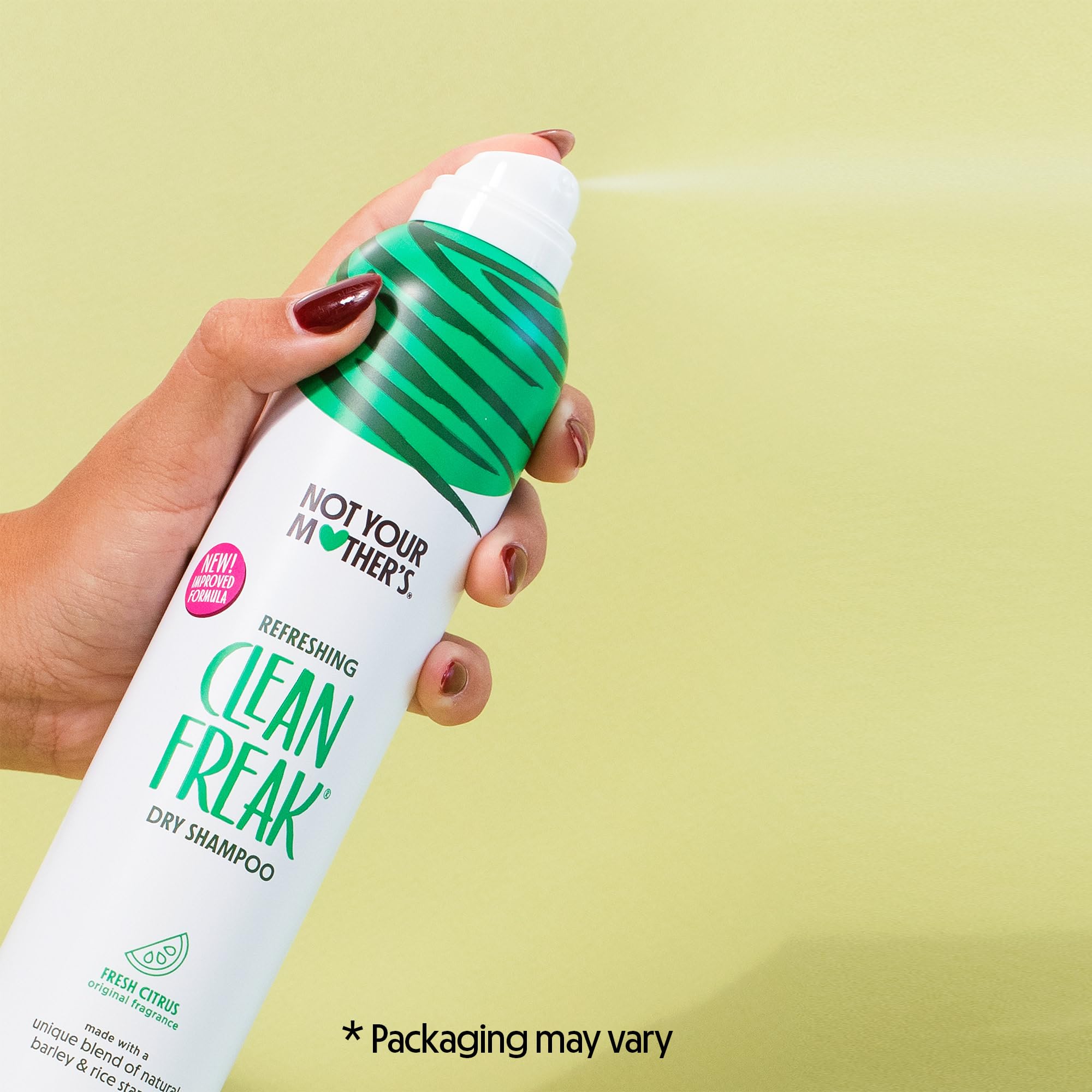 Not Your Mother's Clean Freak Original Dry Shampoo - (4-Pack) 7 oz - Refreshing Dry Shampoo Instantly Absorbs Oil - Hair Essenti