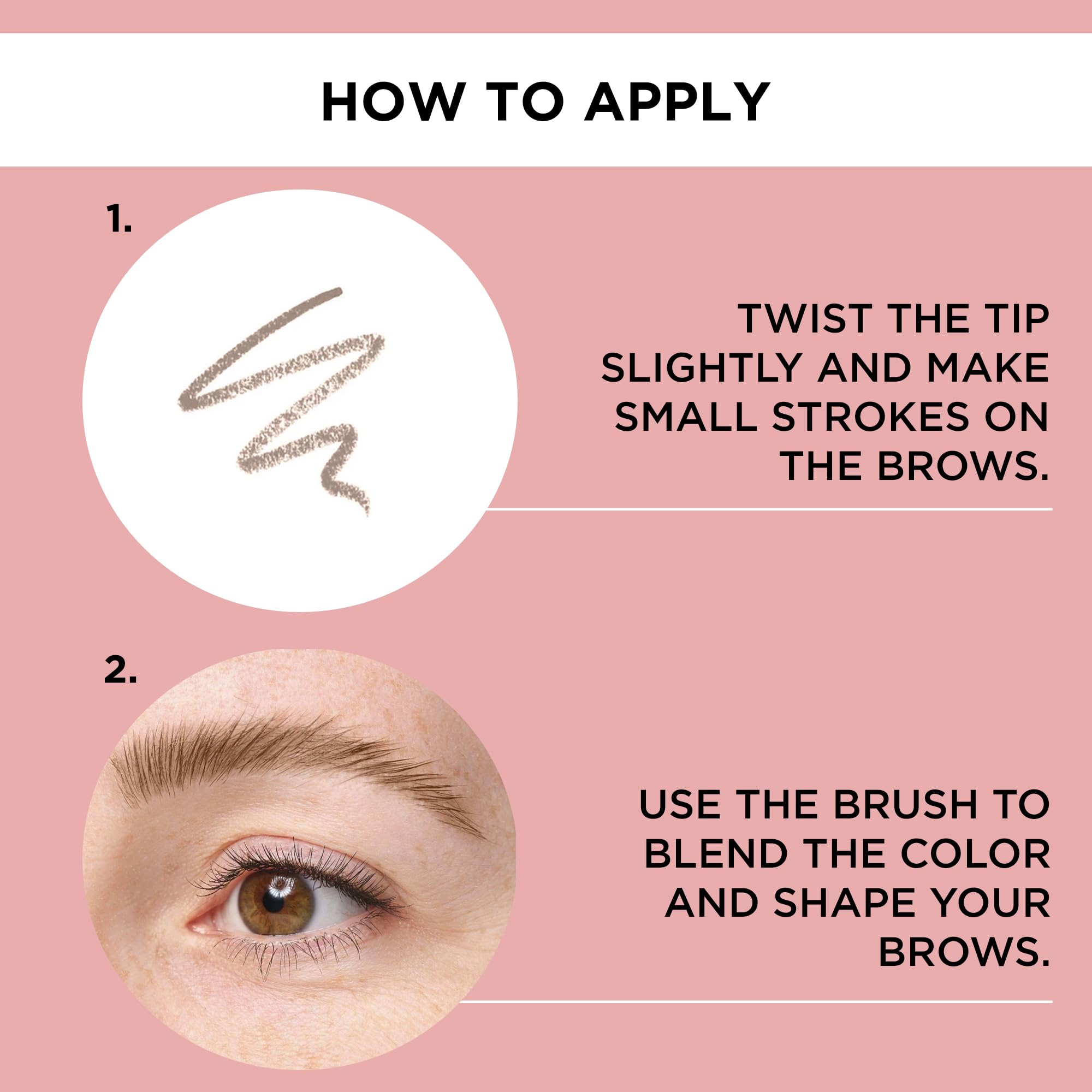 Artdeco Ultra Fine Brow Liner - Ash Brown - Thin Twist-Out Tip Creates Ultra-Fine Lines - Integrated Grooming Brush - Smudge-Pro