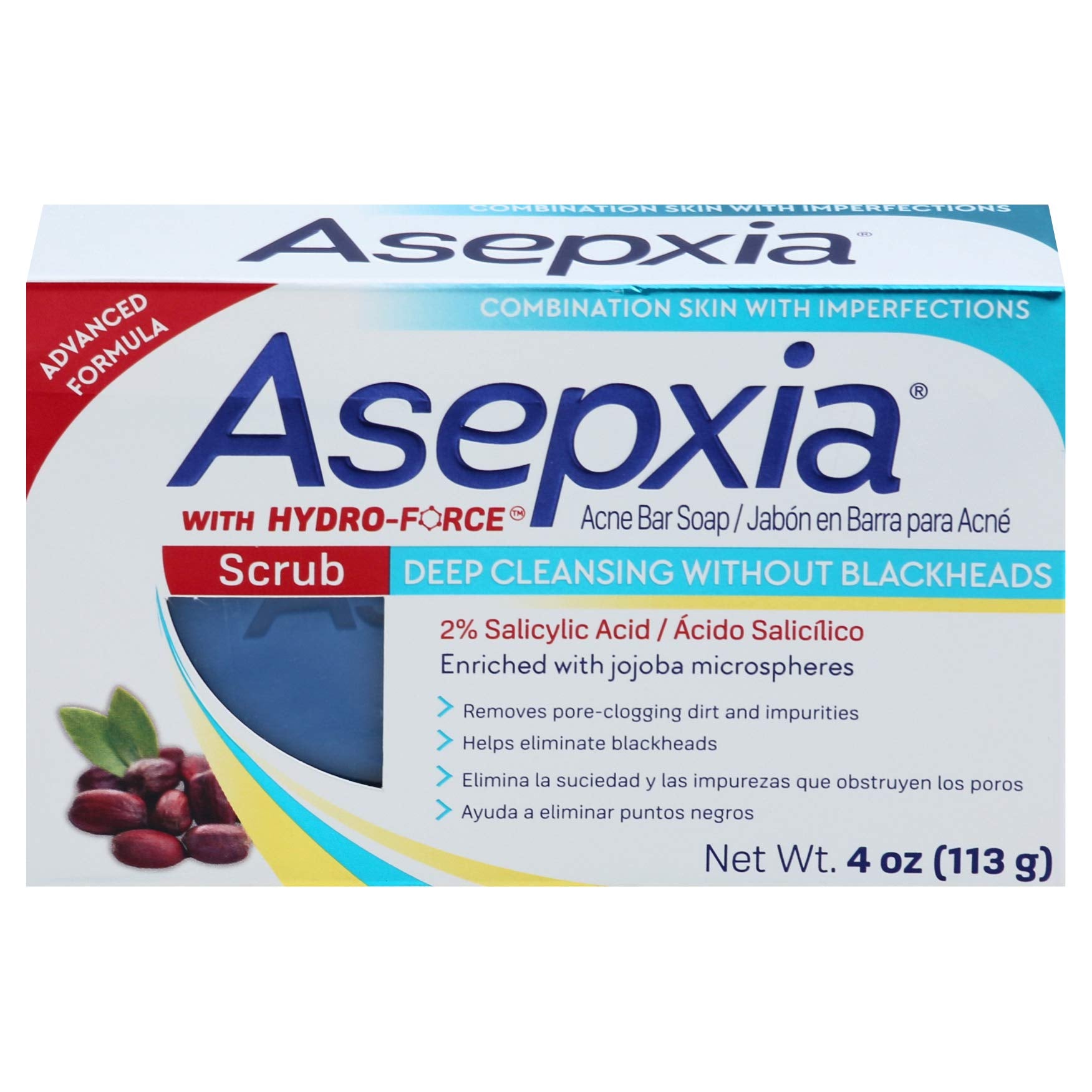 ASEPXIA Cleansing Bar Scrub 4 oz (Pack of 2)