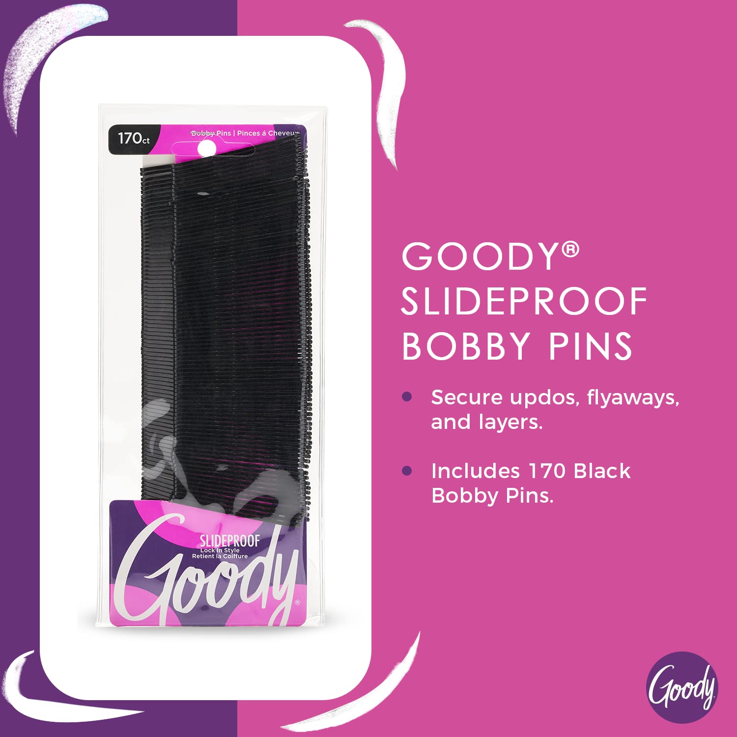 Goody Black Bobby Pins 170CT