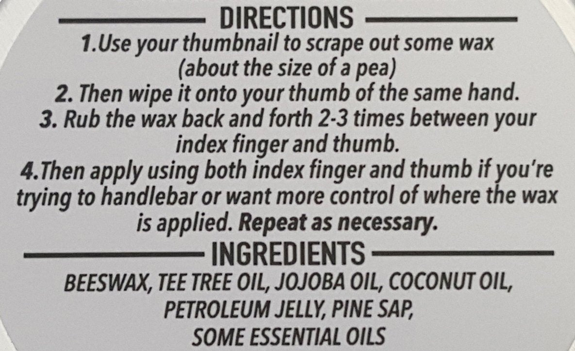 Grave Before Shave Fisticuffs Cigar Blend Strong Hold Mustache Wax 1 Oz. Tin