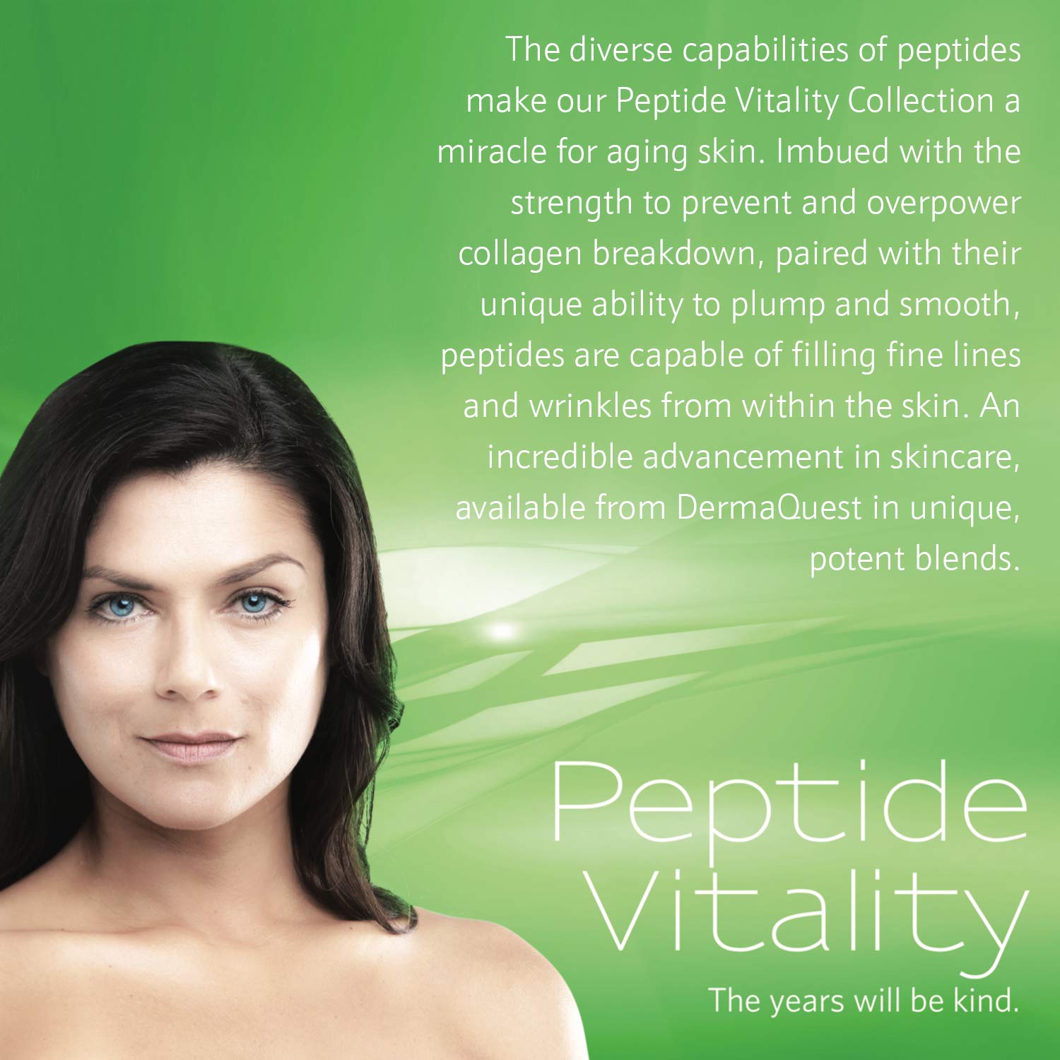 DermaQuest Peptide Vitality Nourishing Peptide Cream - Anti Aging, Hydrating, Face Moisturizer Reduces Wrinkles & Fine Lines - F
