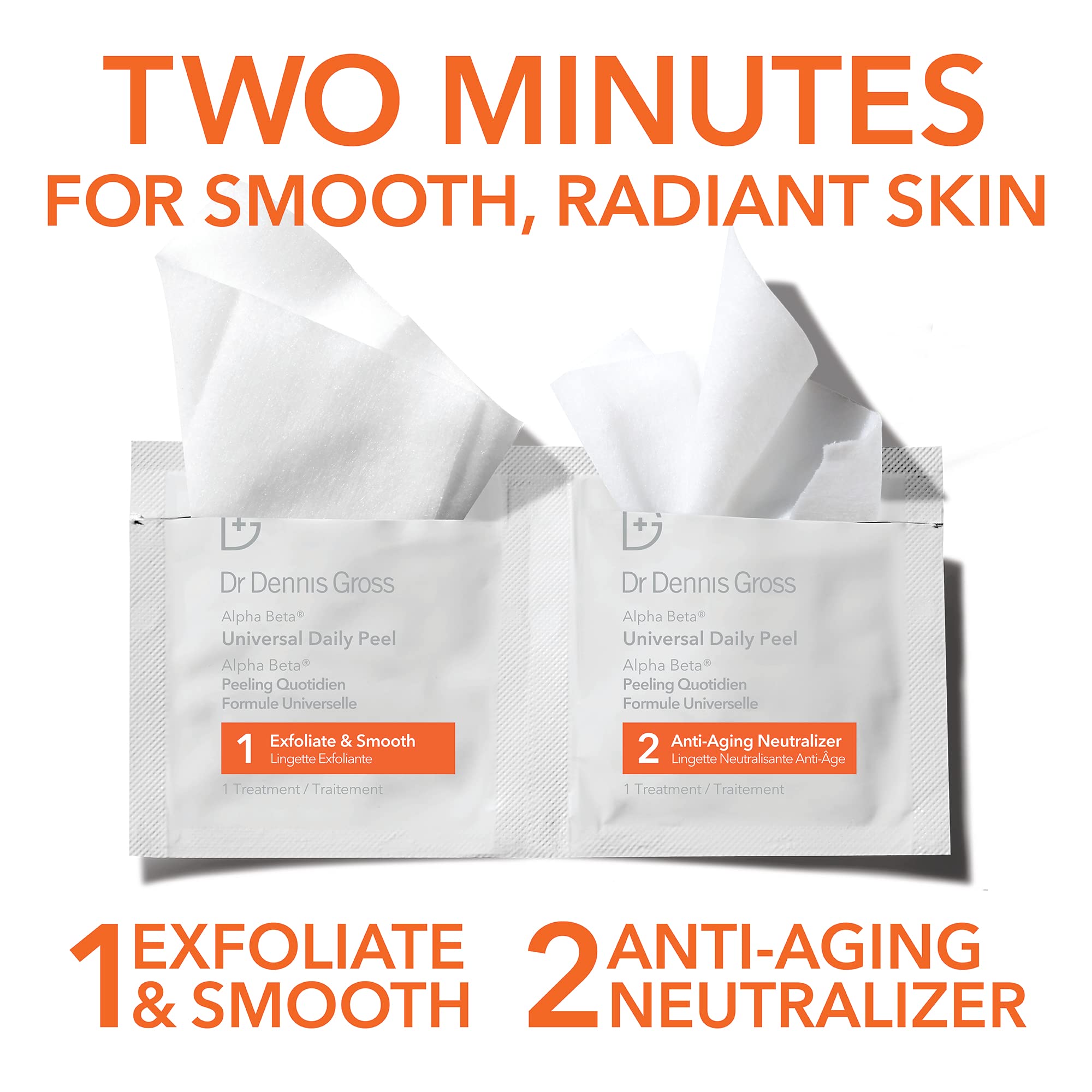 Dr Dennis Gross Alpha Beta Universal Daily Peel: For Uneven Tone Or Texture And Fine Lines Or Enlarged Pores, (5 Treatments)