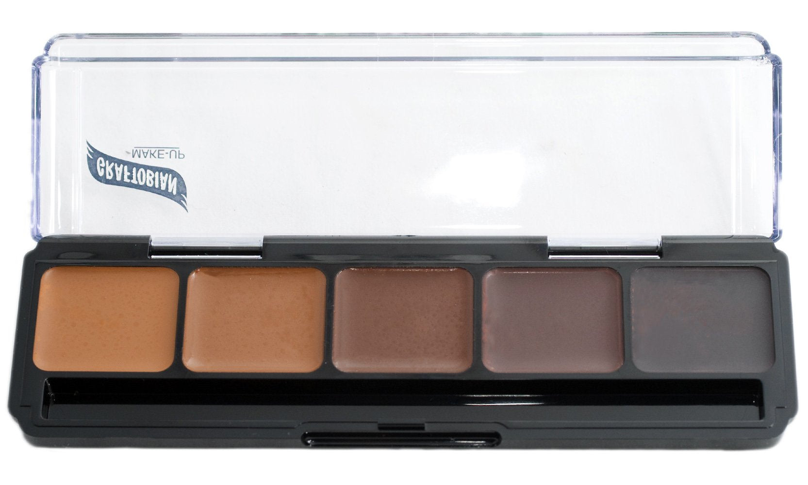 Graftobian Hd Glamour Crme Foundation Palette (Neutral #3) - High Definition 5 Color Makeup Palette, Cream Based Foundation Conc