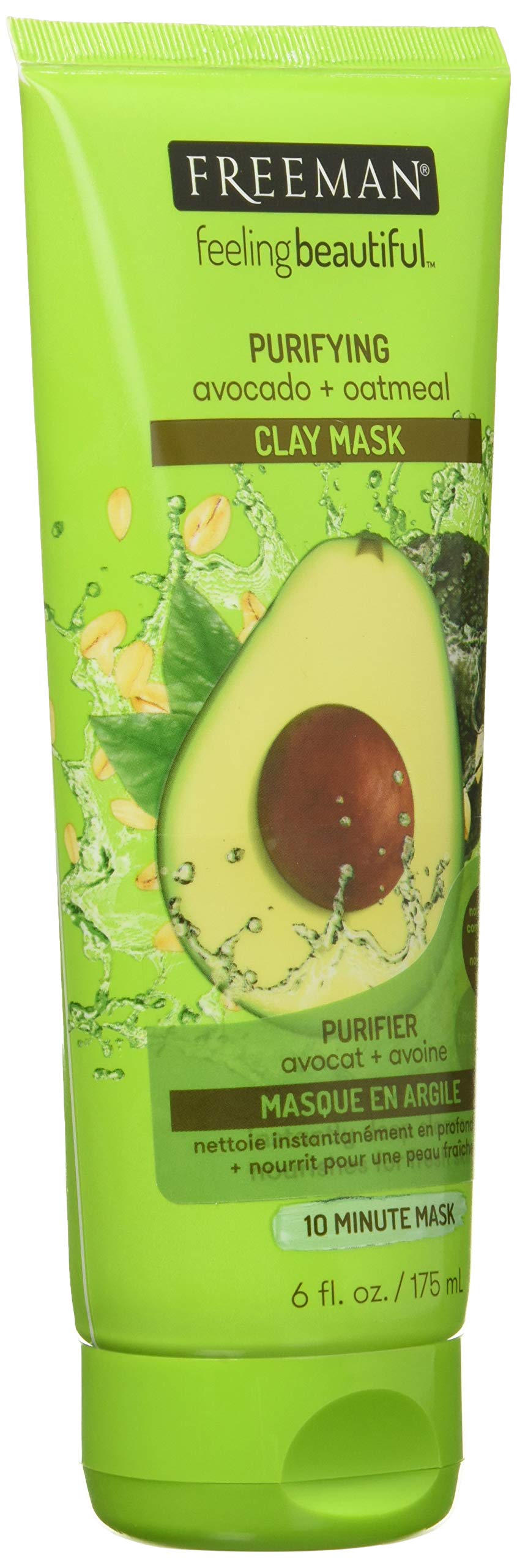 Freeman Facial Clay Masque Avocado & Oatmeal - 6 oz - White - Model 45222