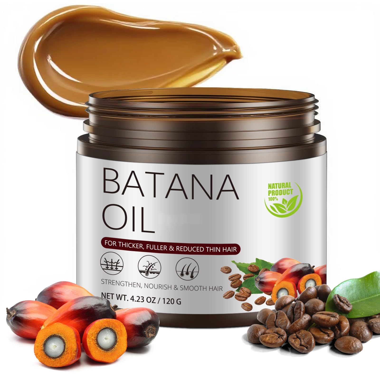 Gulizzmonis Batana Hair Mask for Damaged Thinning Hair